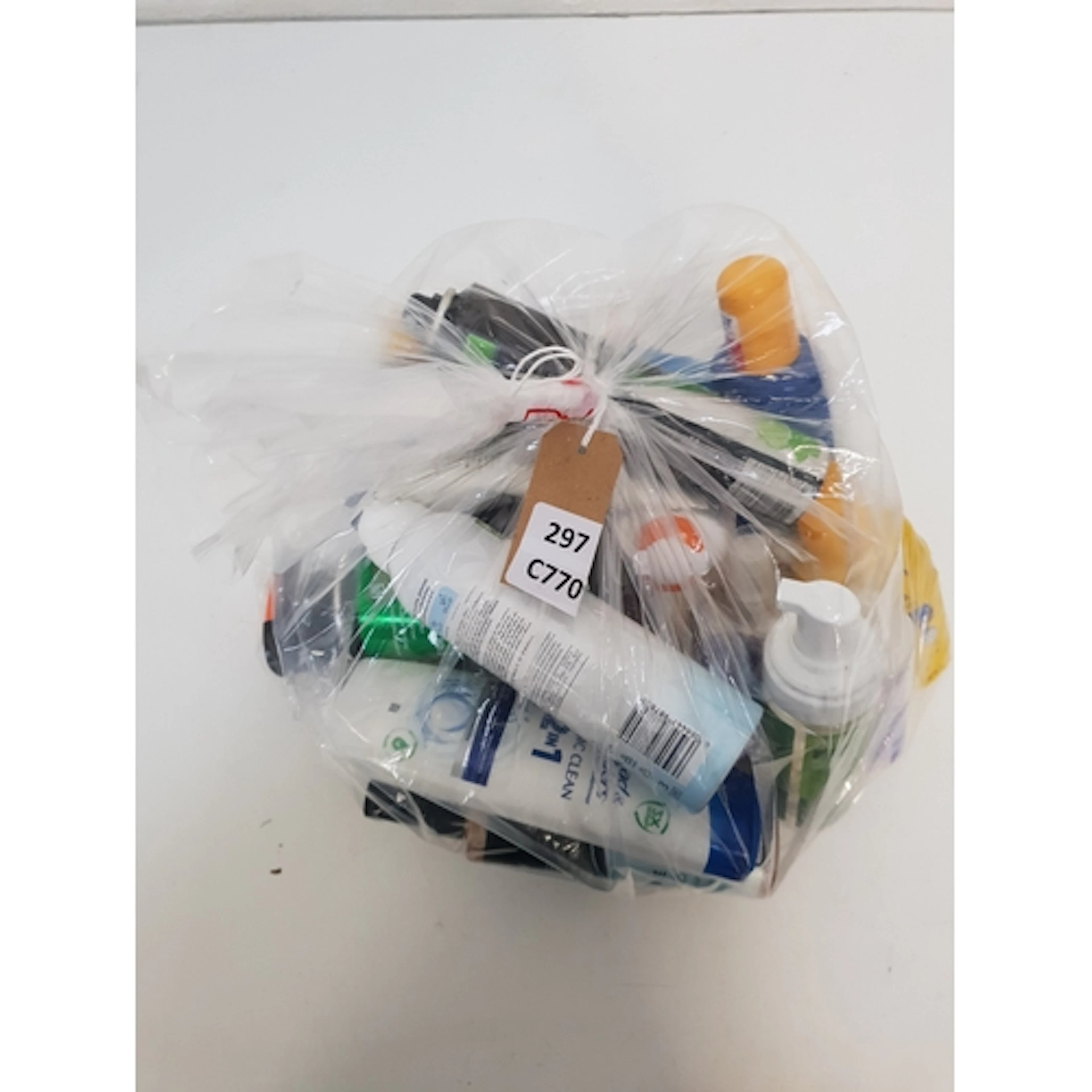 ONE BAG OF USED COSMETICS Including Head & Shoulders, Nivea...