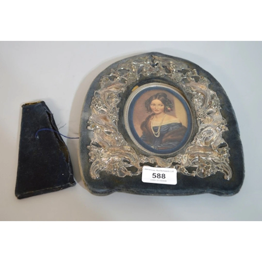Late 19th / early 20th Century sterling silver mounted photo...