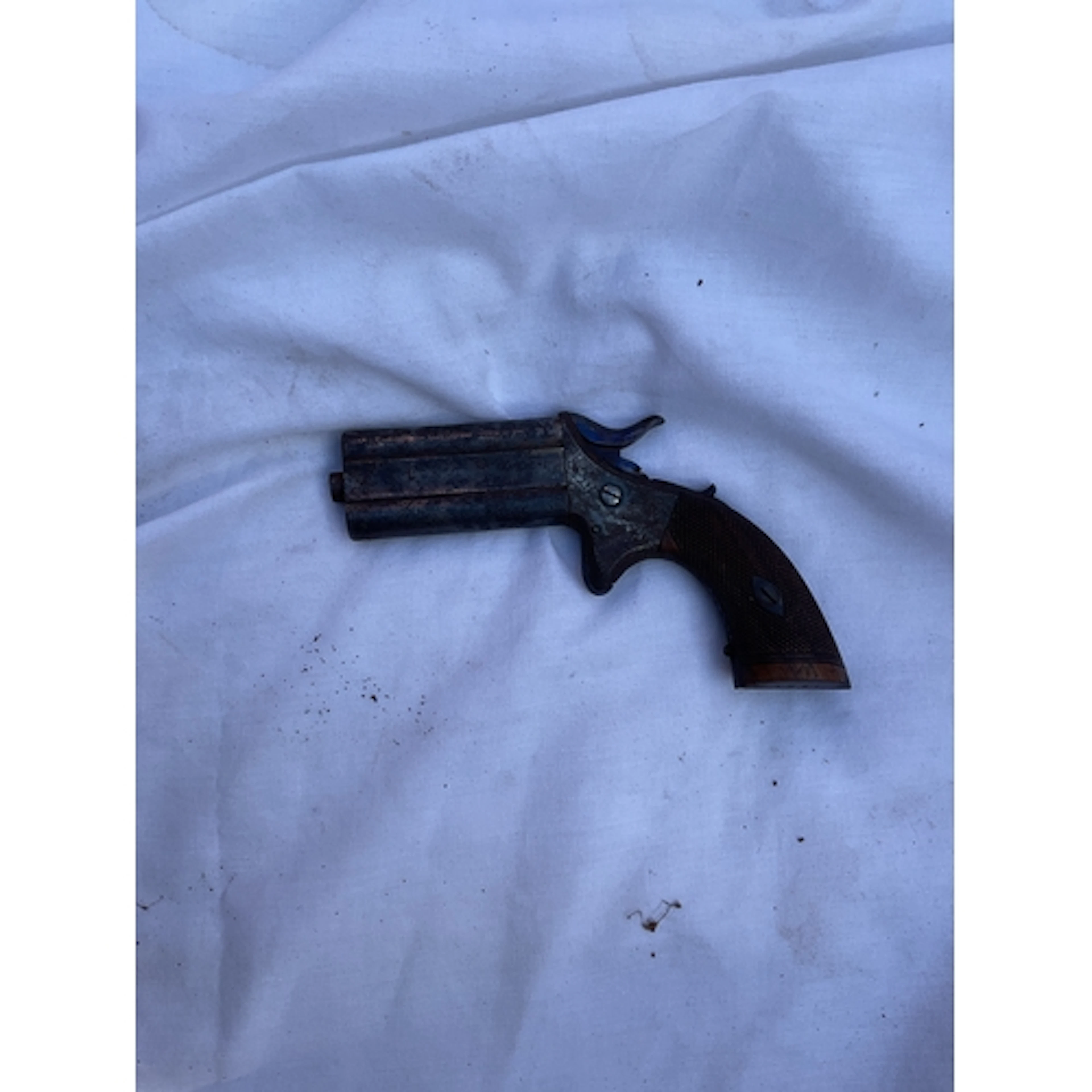 Woodwards .32 cal swivel over under Deringer. Obsolete calib...