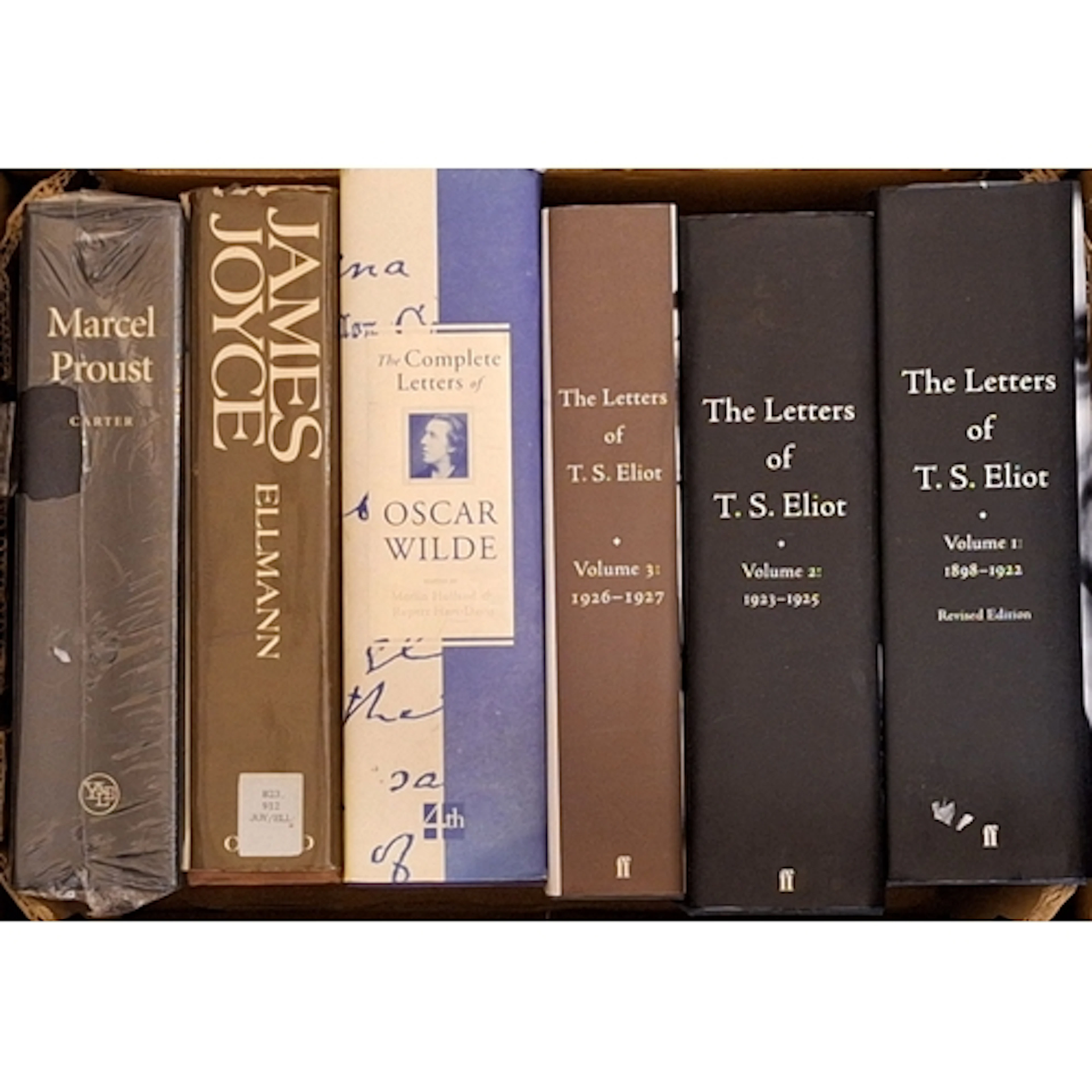 Books incl. The Letters of TS Elliot revised edition vols 1,...