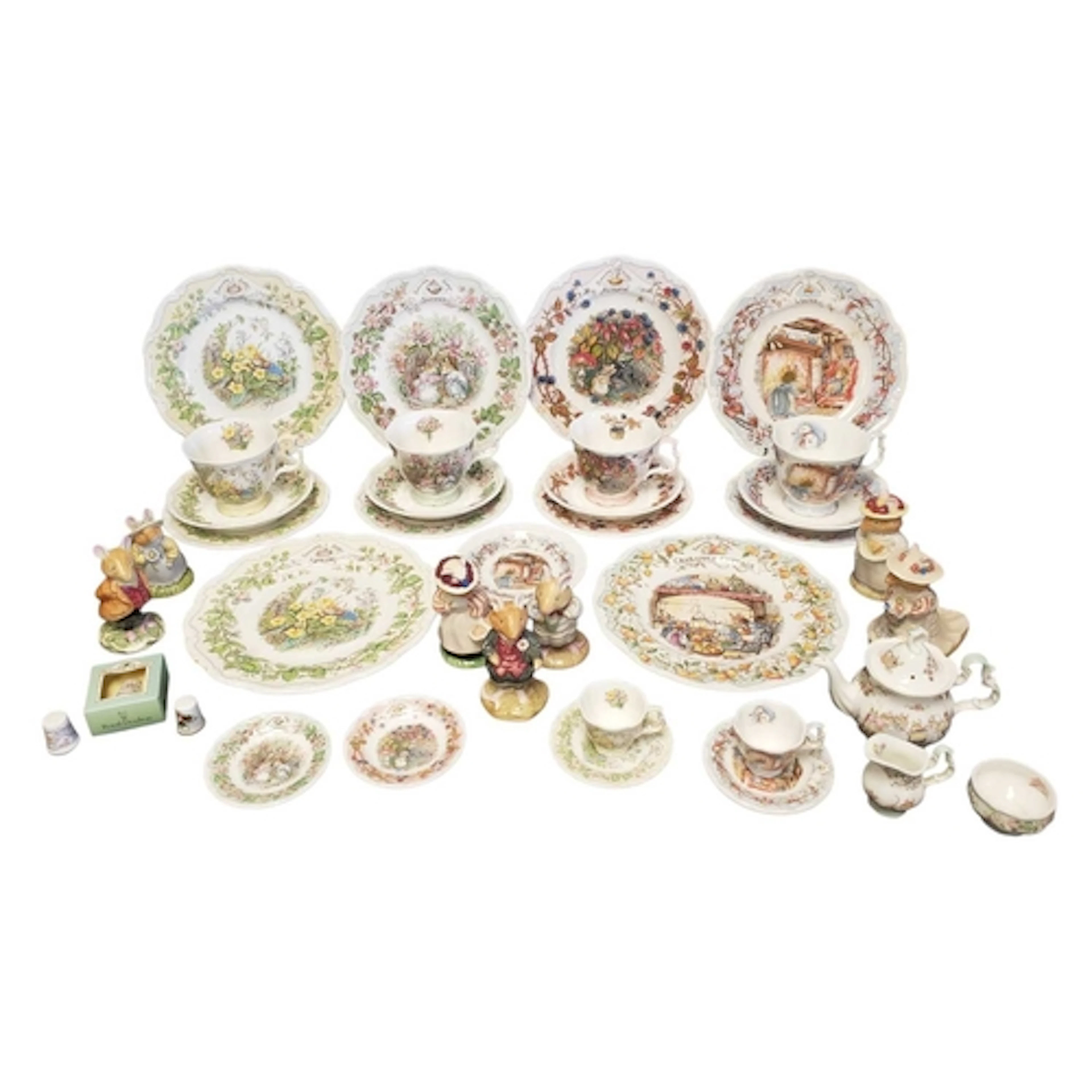 Royal Doulton - Brambly Hedge - Collection of china plates, ...