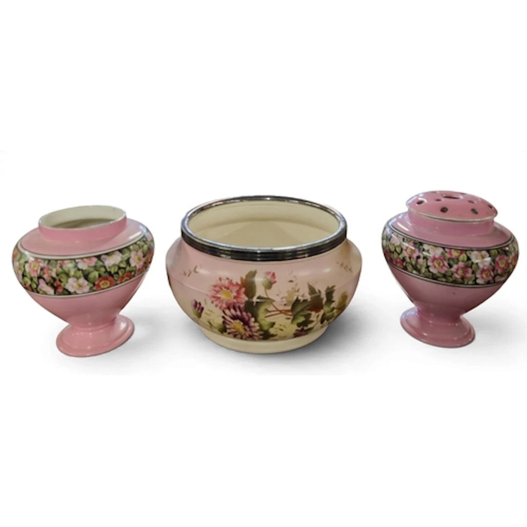 A quantity of 19th Century Ceramics to include a Stoke on Tr...