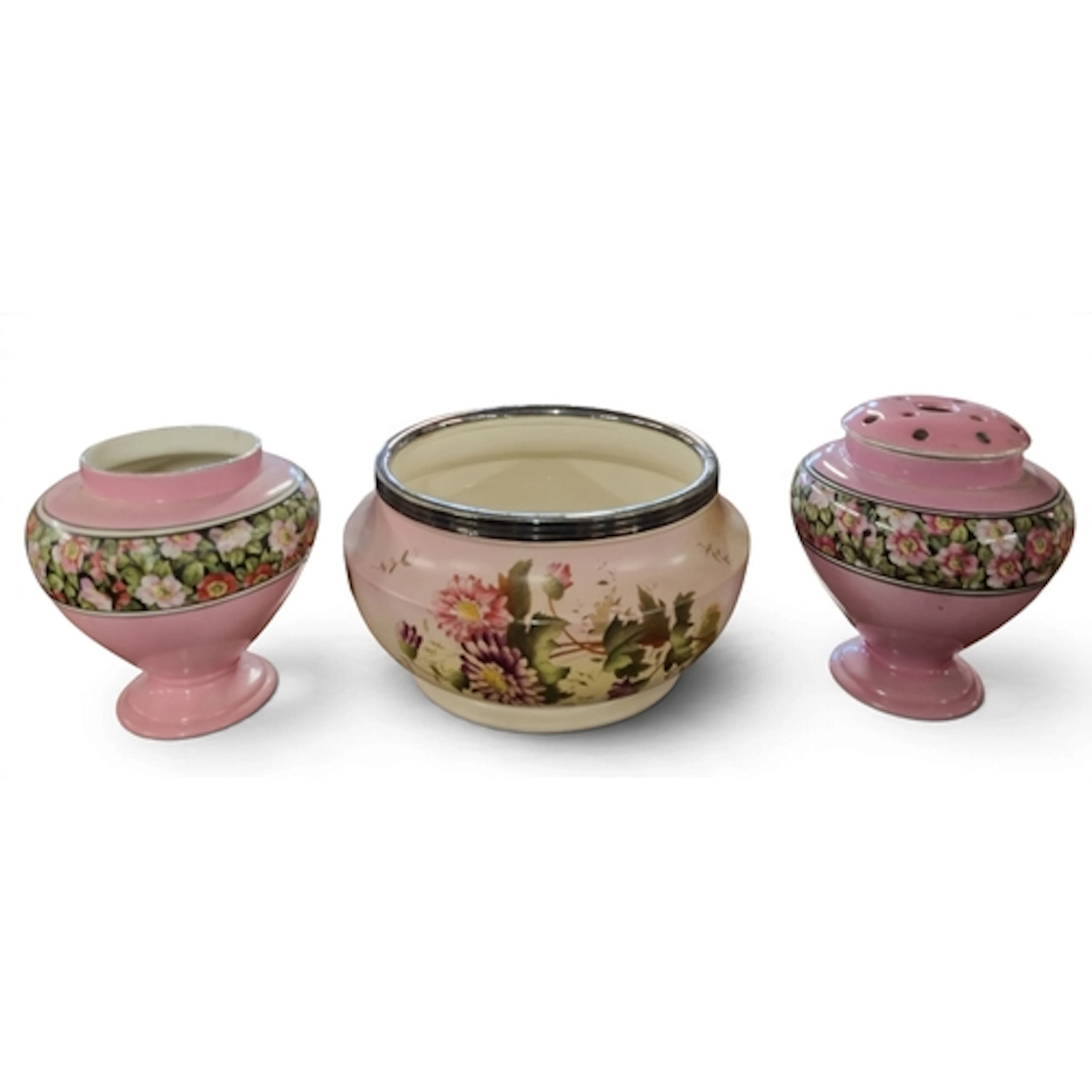 A quantity of 19th Century Ceramics to include a Stoke on Tr...