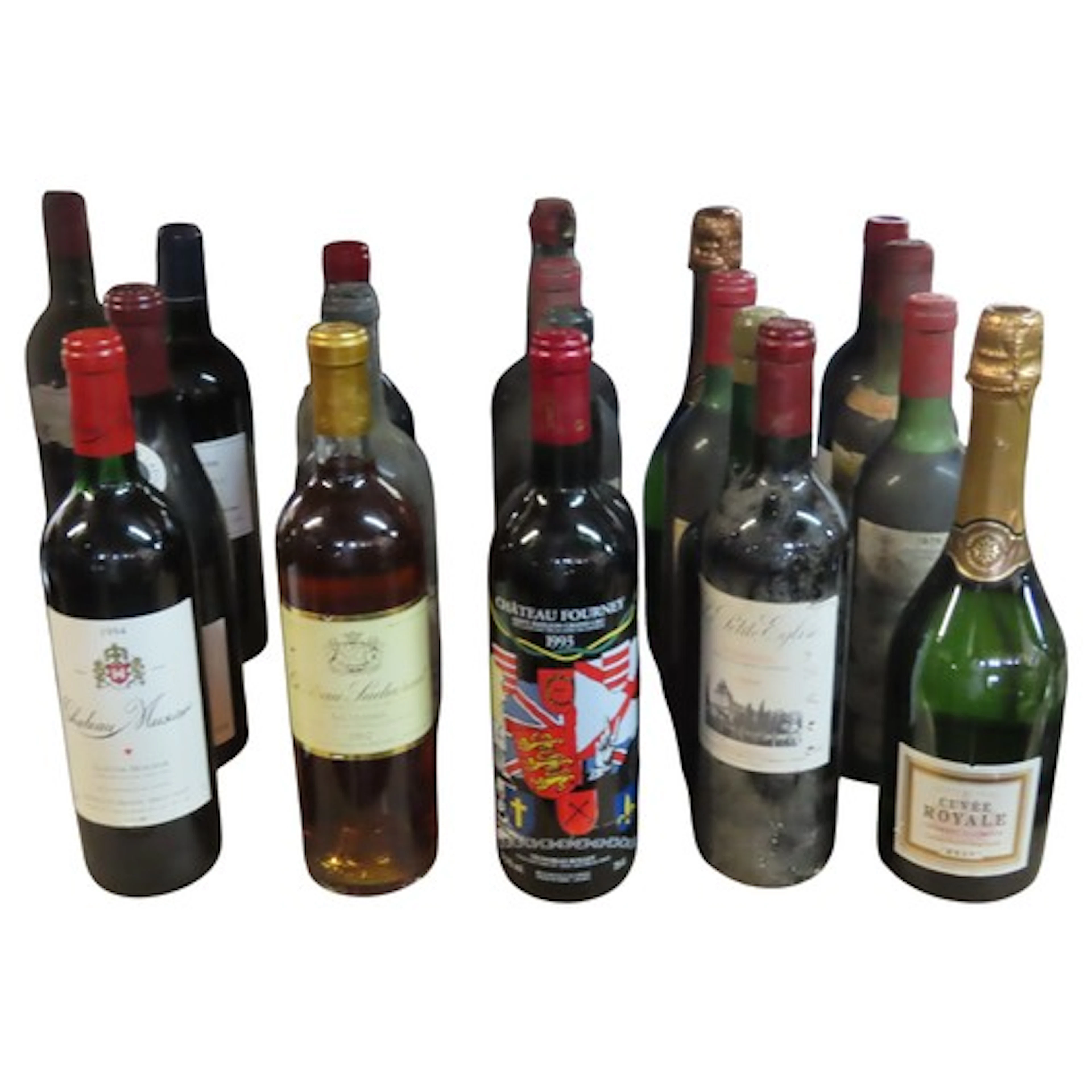Approximately 50 bottles of assorted red and white wines and...