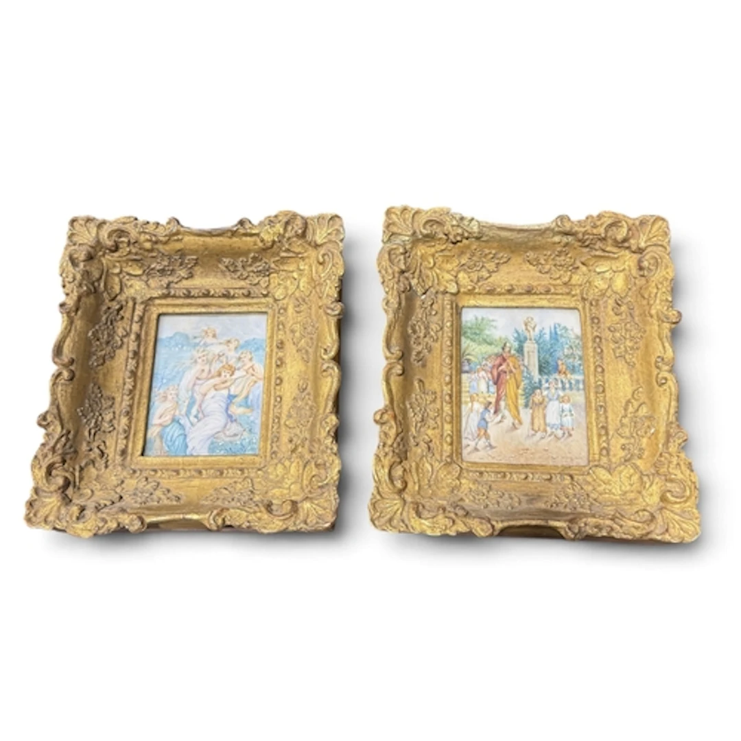 HERBERT BLANDE SPARKS (BRITISH 1870-1916): A PAIR OF PORTRAI...