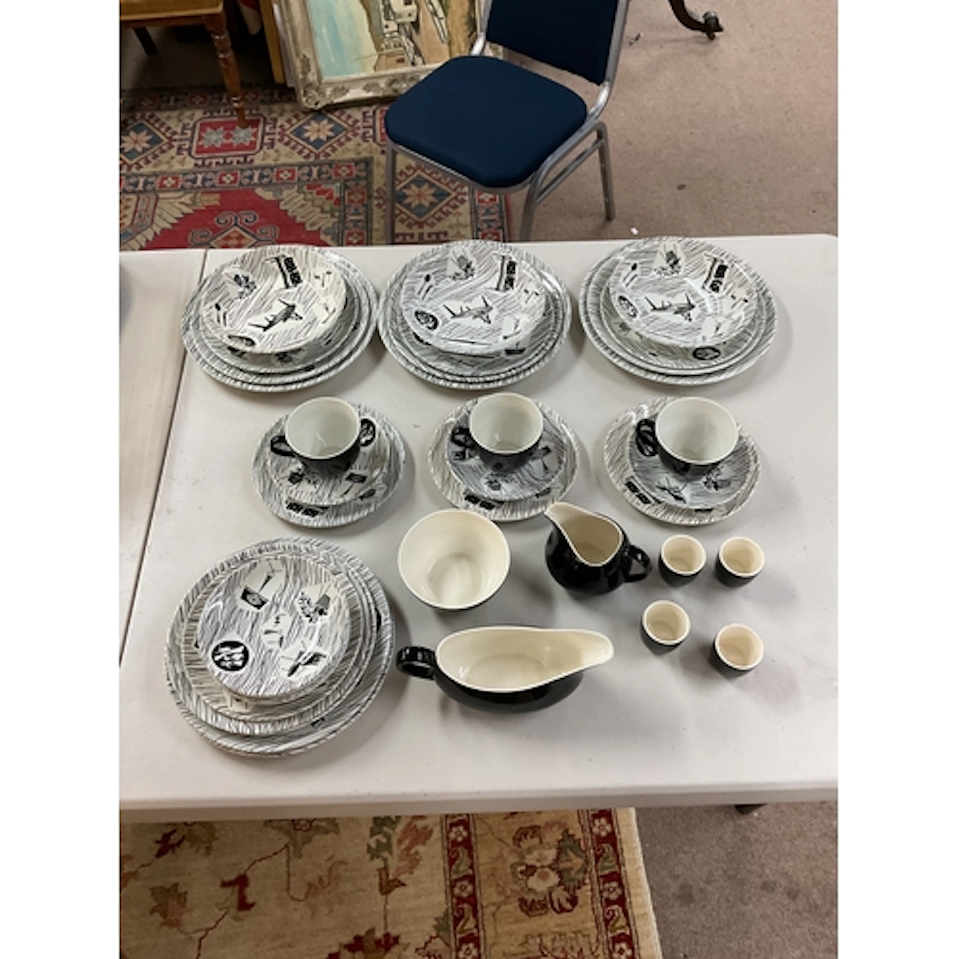 Qty Homemaker bowls plates etc, by Ridgway potteries.