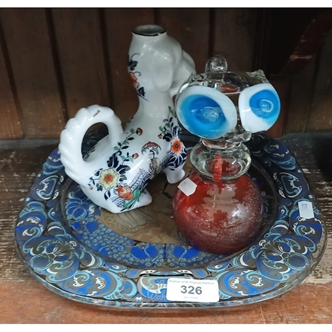 Wall hanging plate by Bjorn Winbead, Adoration of the Shephe...