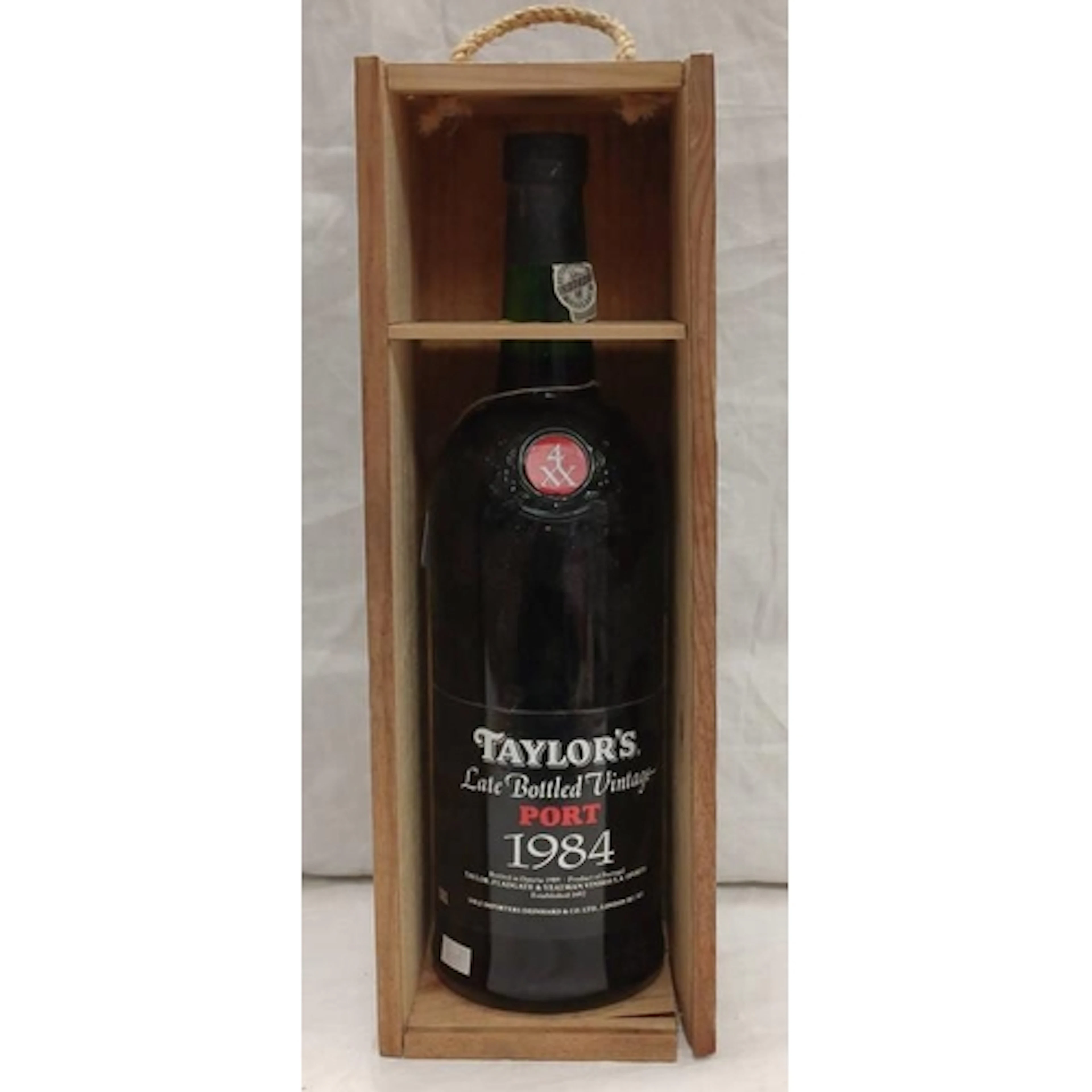 1 BOTTLE TAYLORS LATE BOTTLED VINTAGE 1984 PORT - 150CL, 20%...