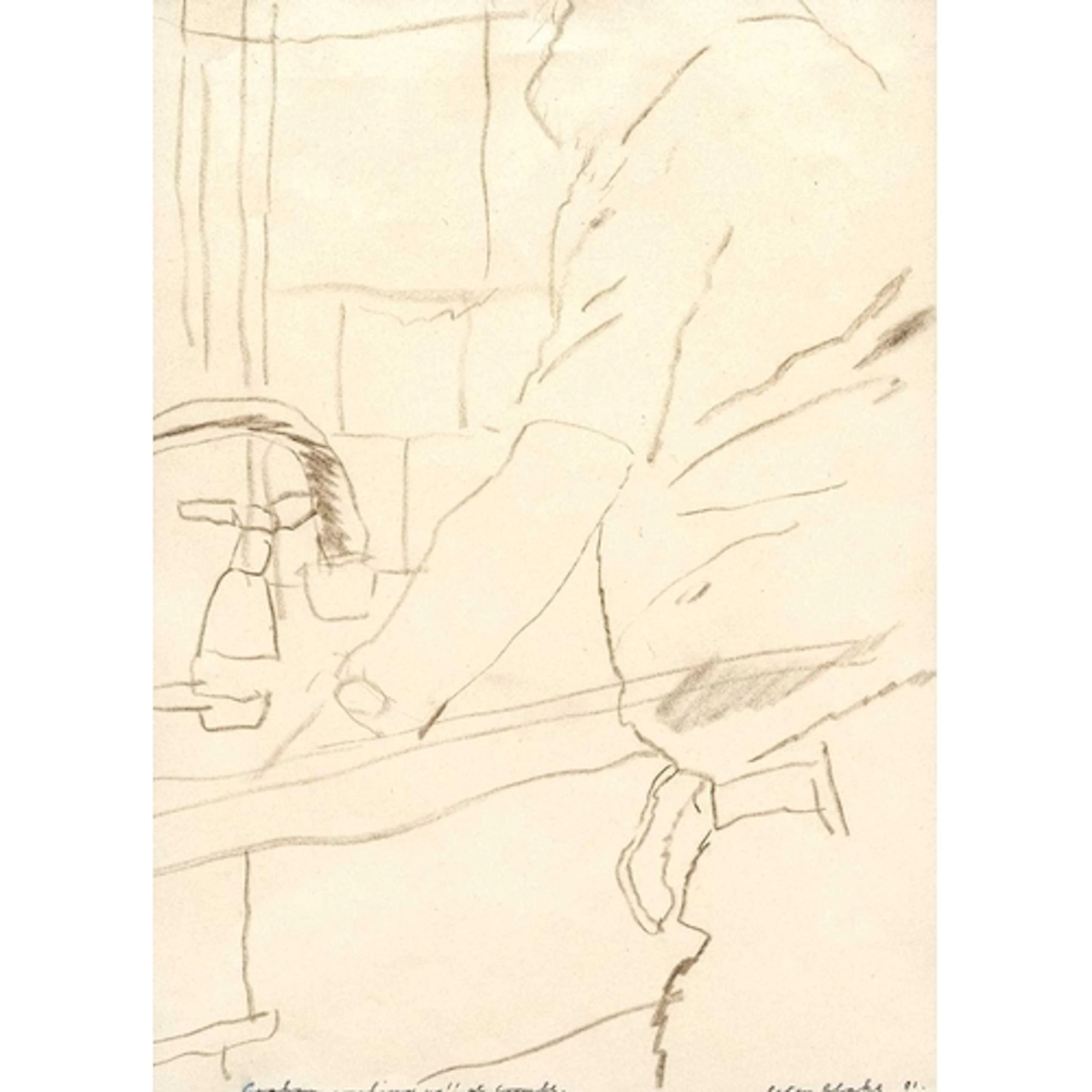 § Peter BLAKE (1932) Graham Washing Up!! At Coombe (1981) Pe...