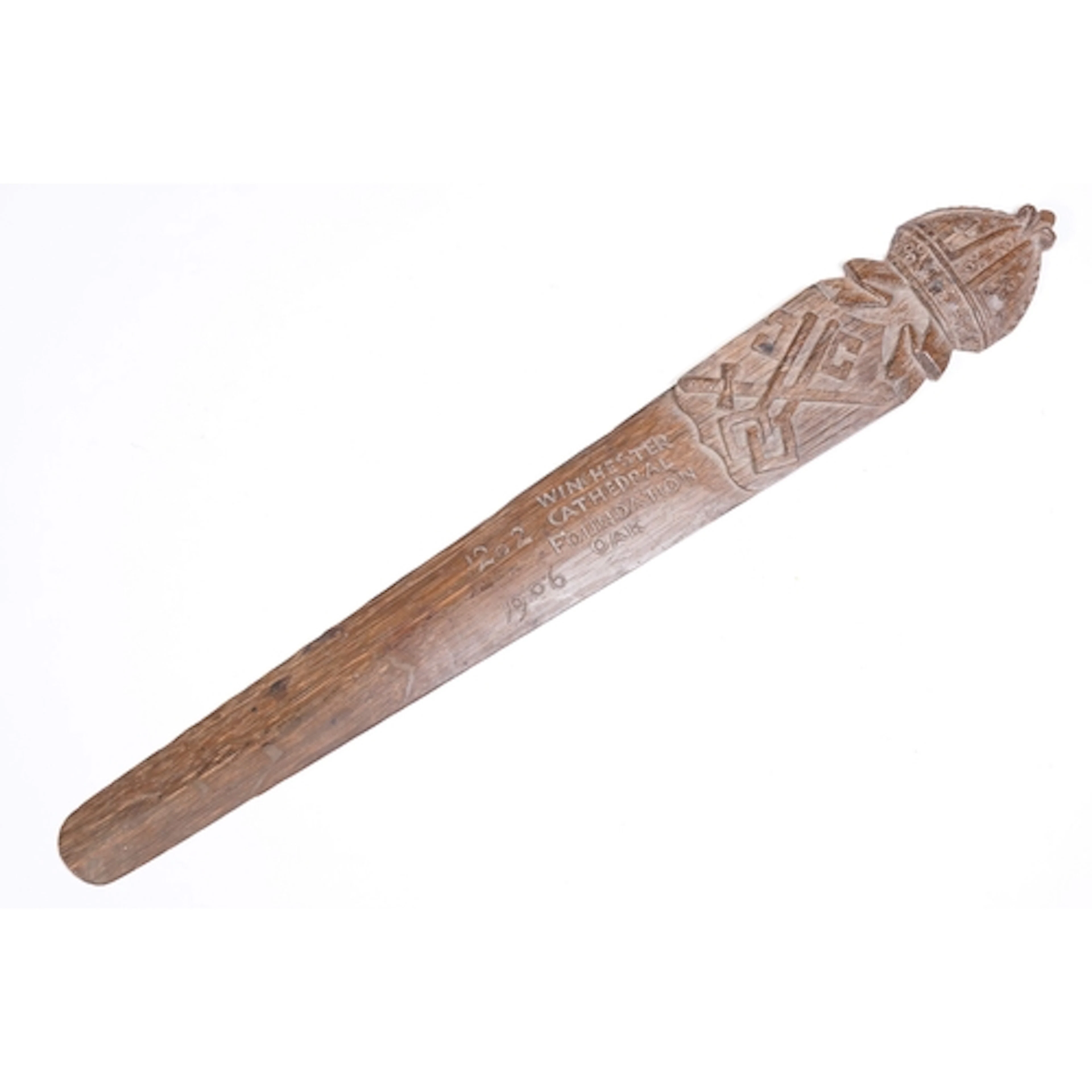 Early 20th century oak page turner made from the oak of Winc...