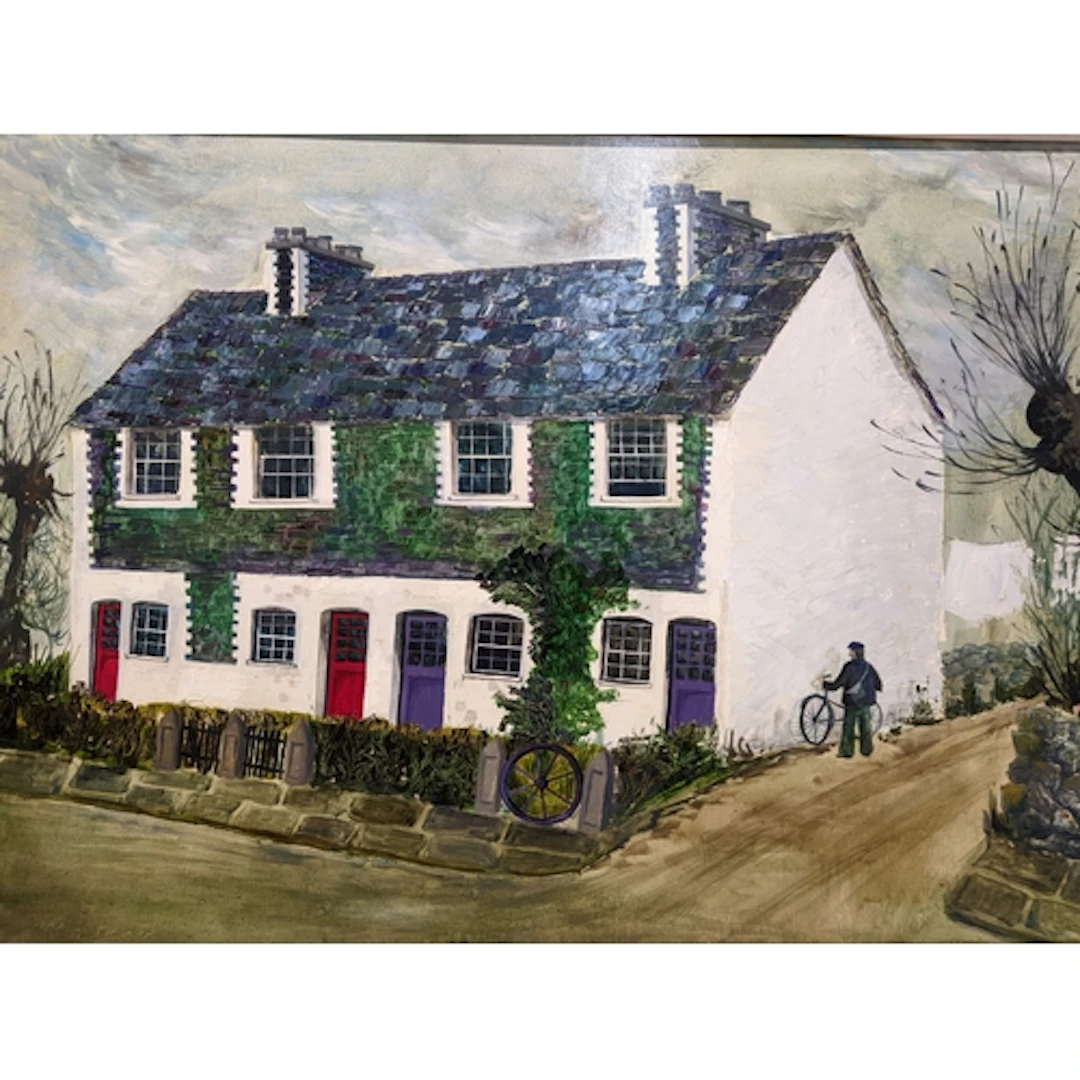 Angela Fielder (b1941) - 'Virginia Cottages (Flackwell Heath...