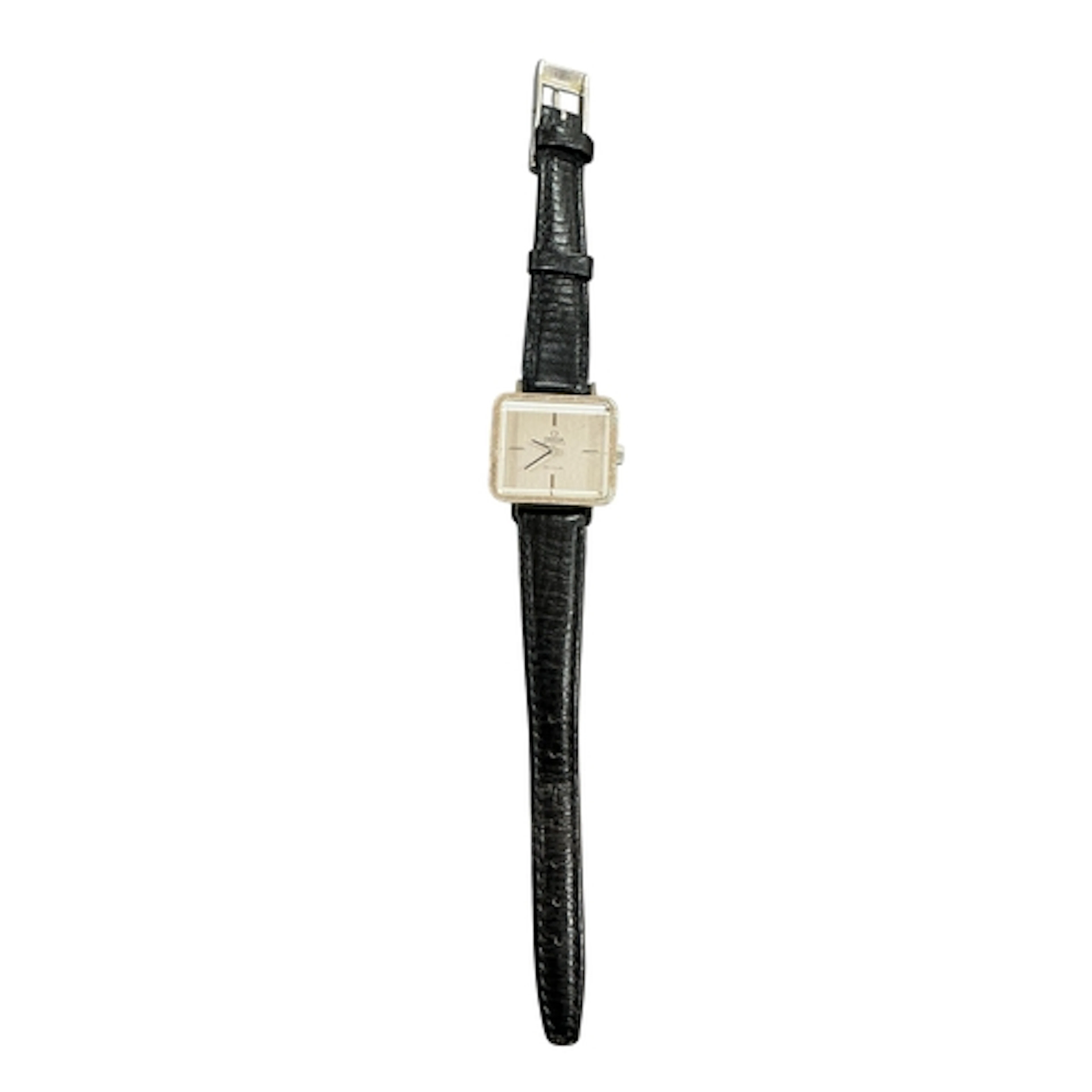 A lady's stainless steel Omega De Ville automatic wrist watc...