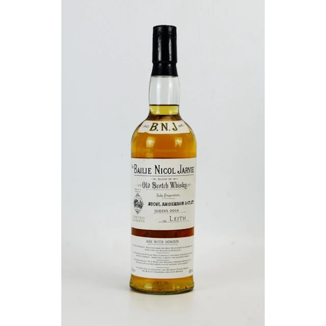 Bailie Nicol Jarvie (B.N.J) very old reserve old scotch whis...
