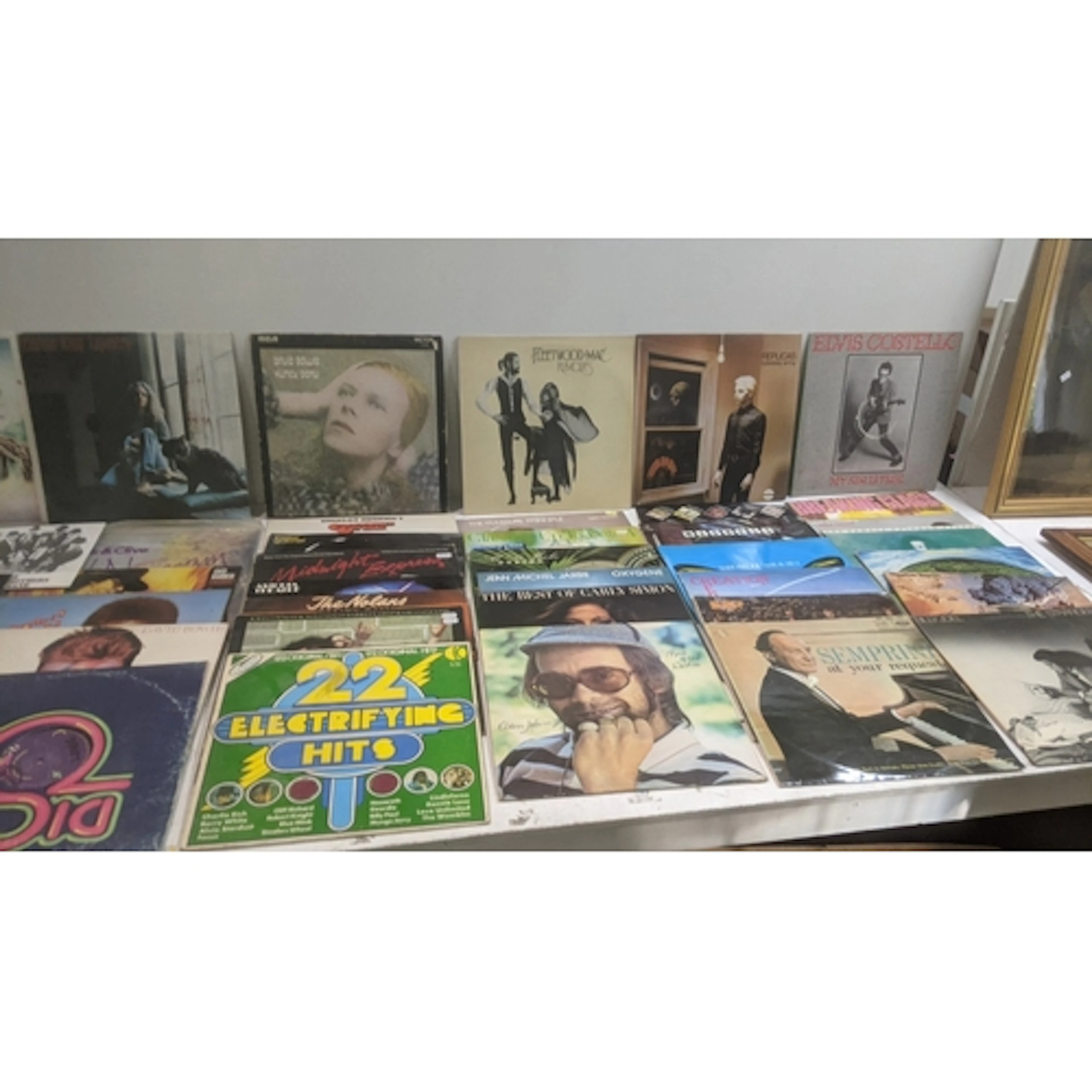 A collection of Pop, New Wave and Classical LP's and singles...