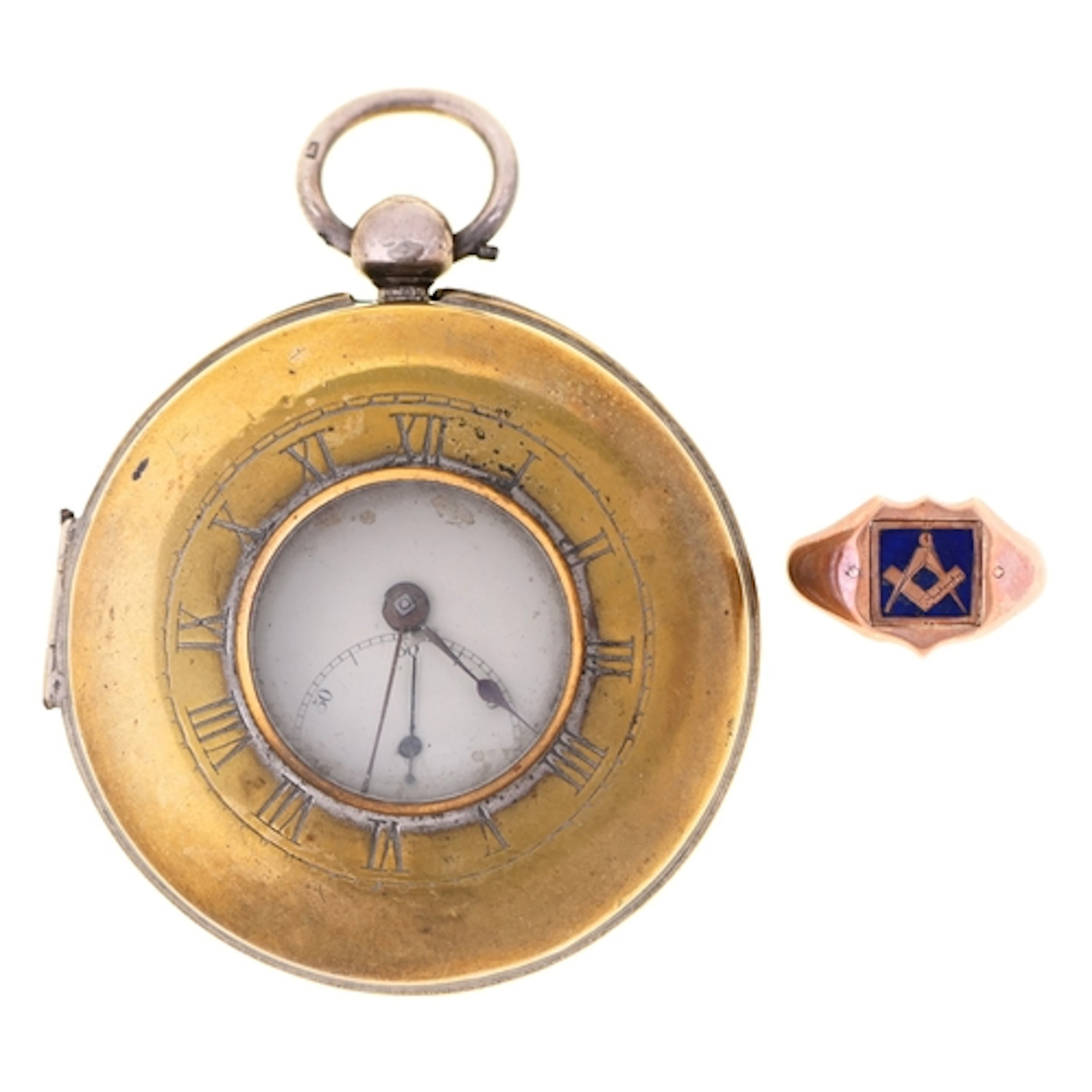 A silver lever watch, M Young & Sons, Newcastle on Tyne,...