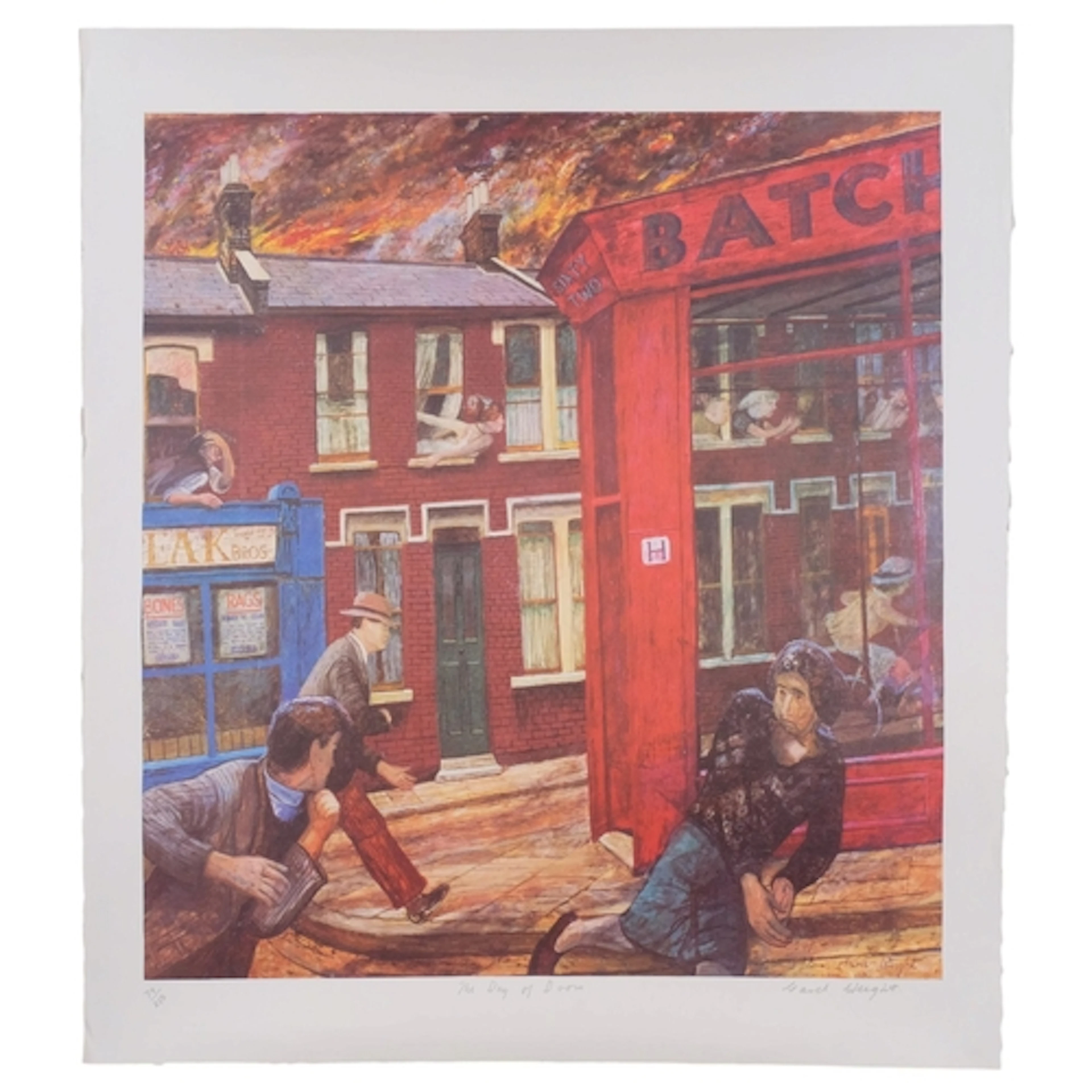 Carel Weight (1908 - 1997), 2 screenprints, signed in pencil...
