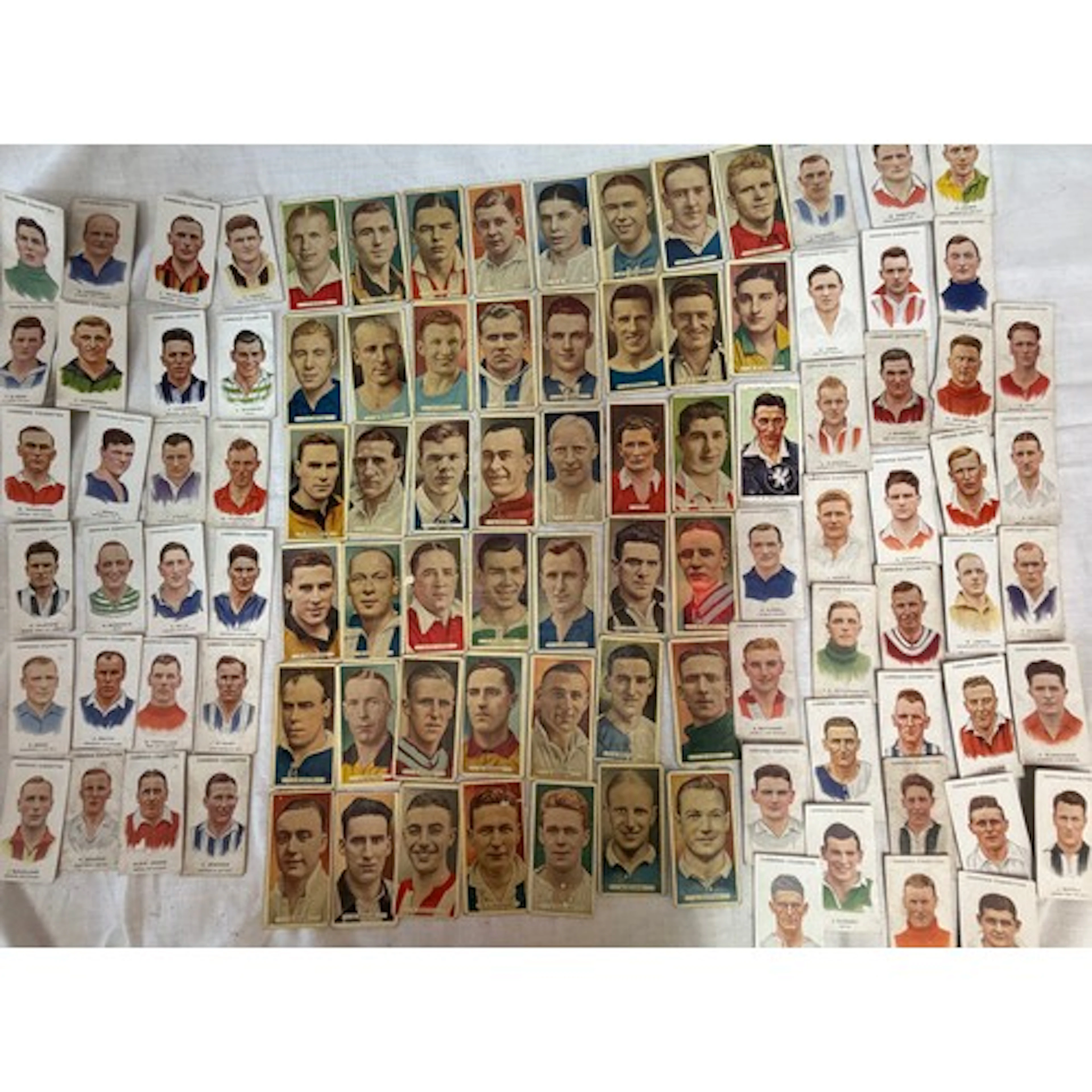 A collection of football related items to include 56 x Carre...