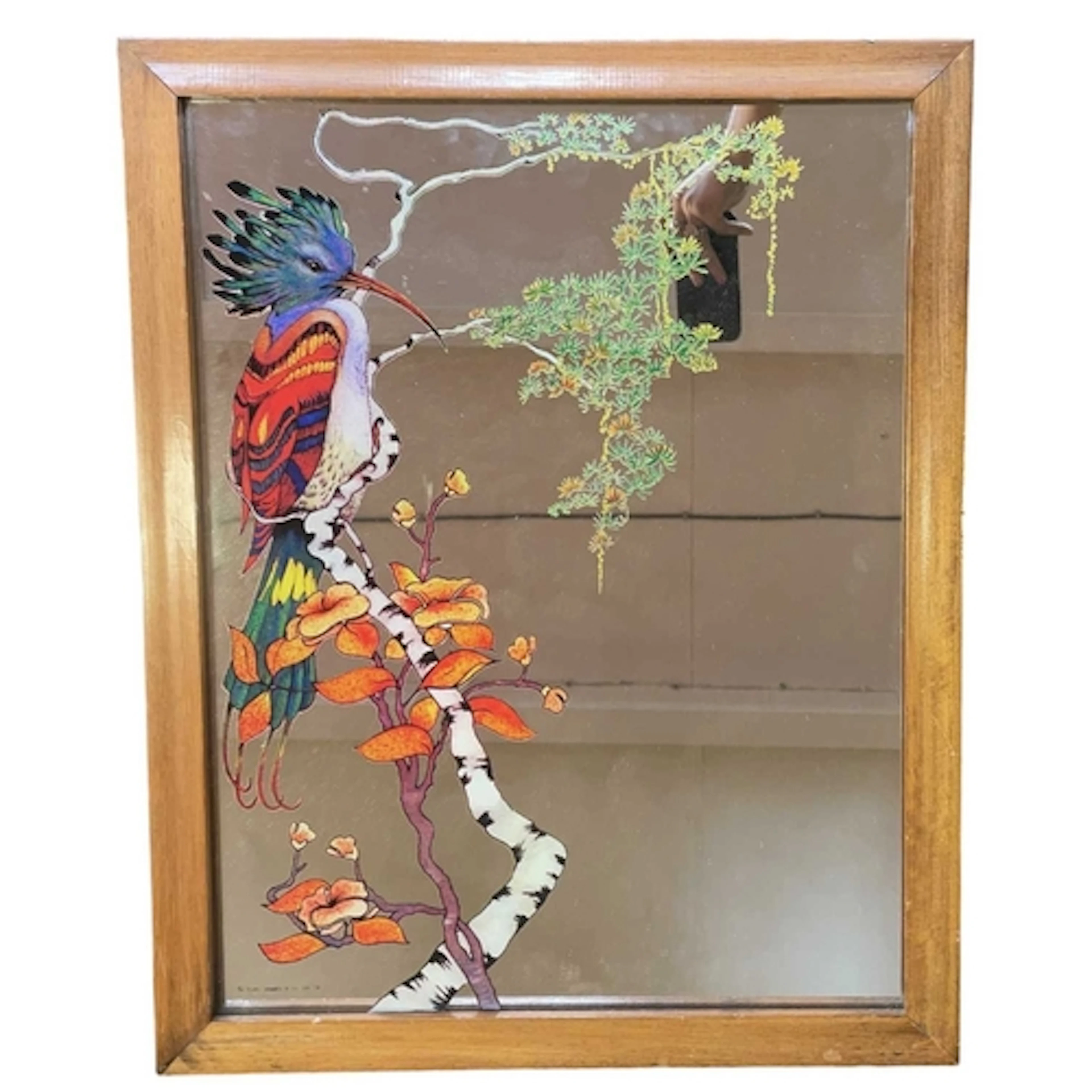 Two mid 20th century advertising / pub display mirrors. The ...