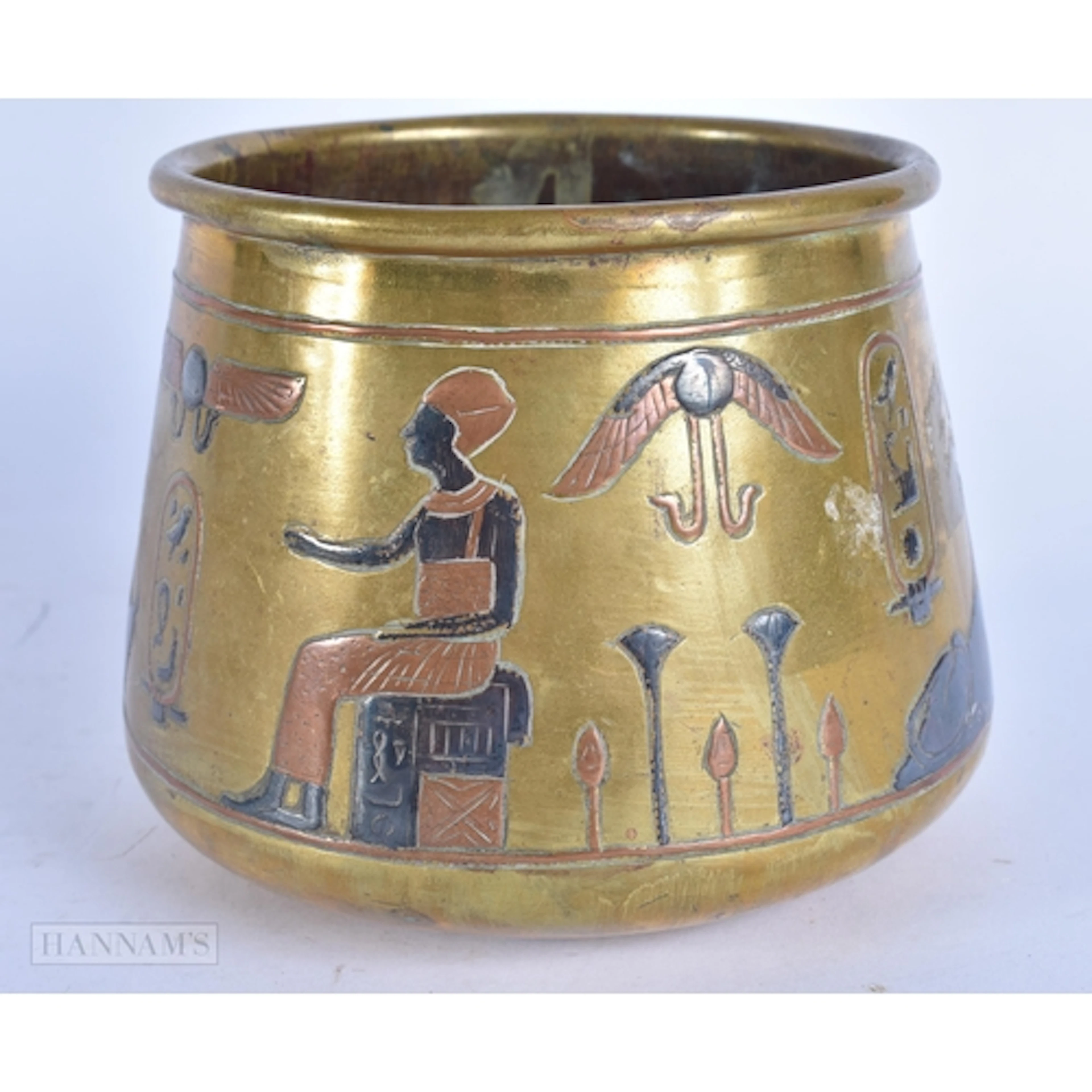 A 19TH CENTURY MIDDLE EASTERN EGYPTIAN REVIVAL CENSER decora...