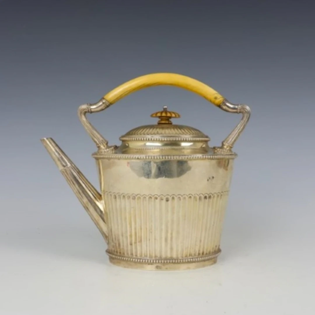 A Victorian silver kettle, Edward Ker Reid, London 1870, the...