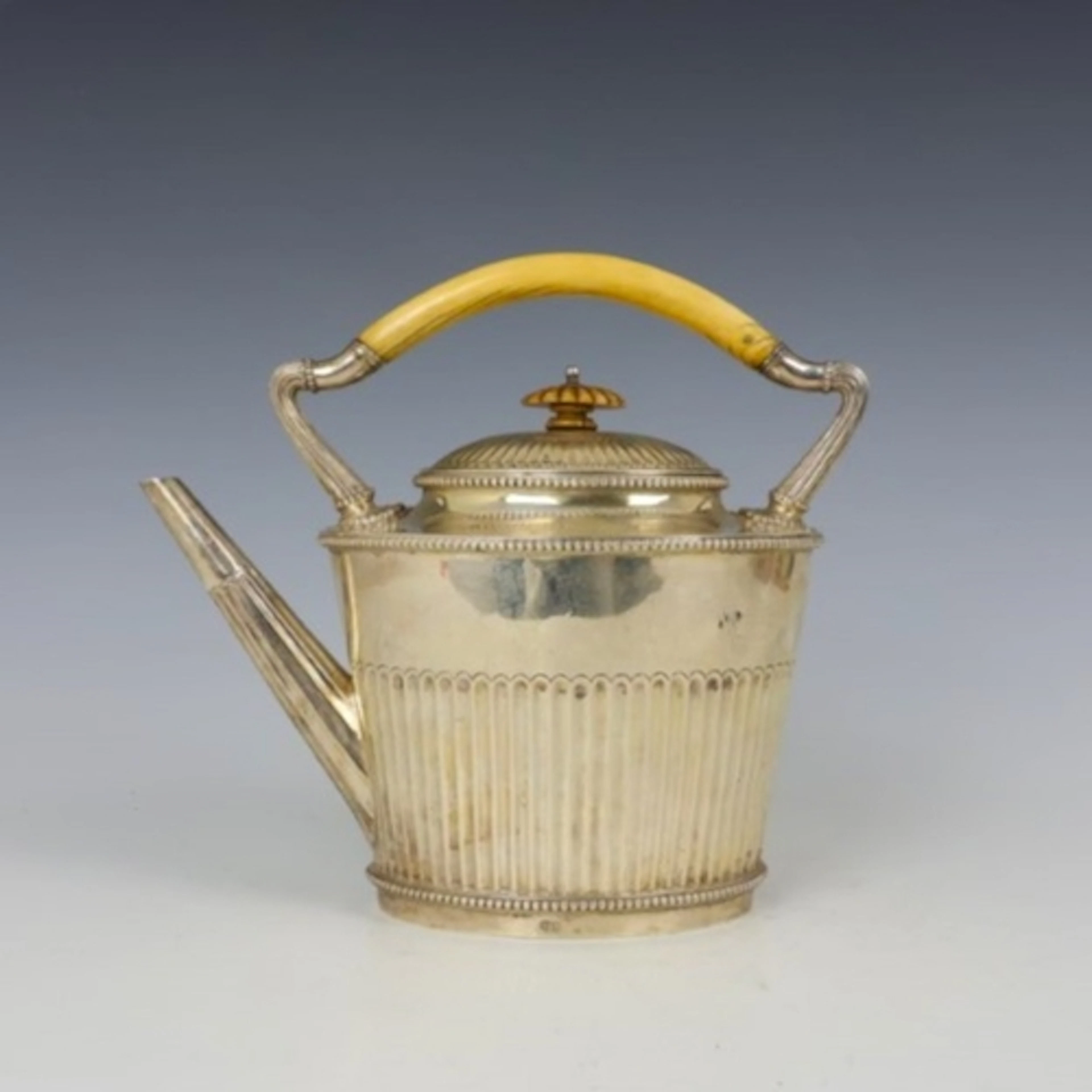 A Victorian silver kettle, Edward Ker Reid, London 1870, the...