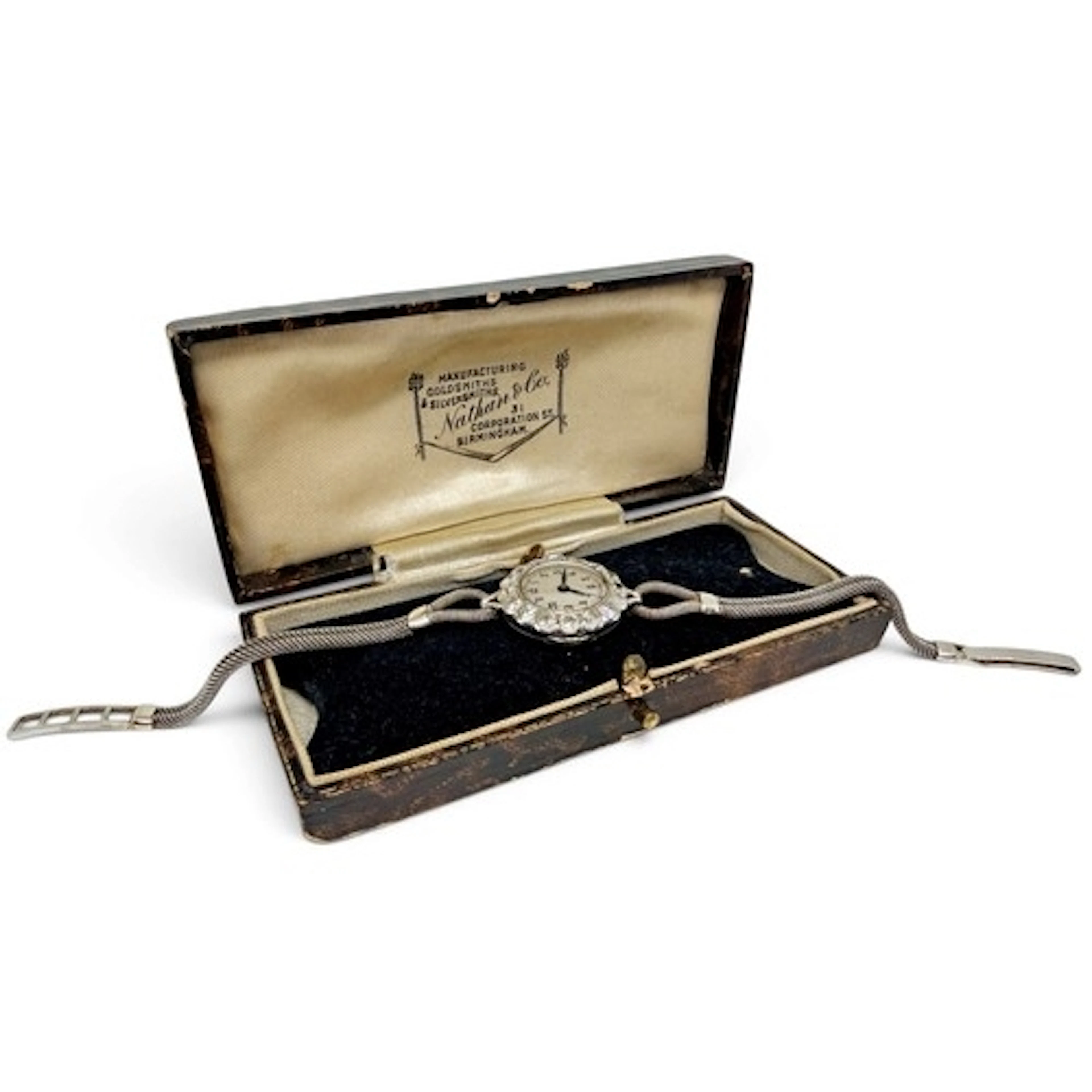 A 20th century lady's cocktail wristwatch, the circular dial...