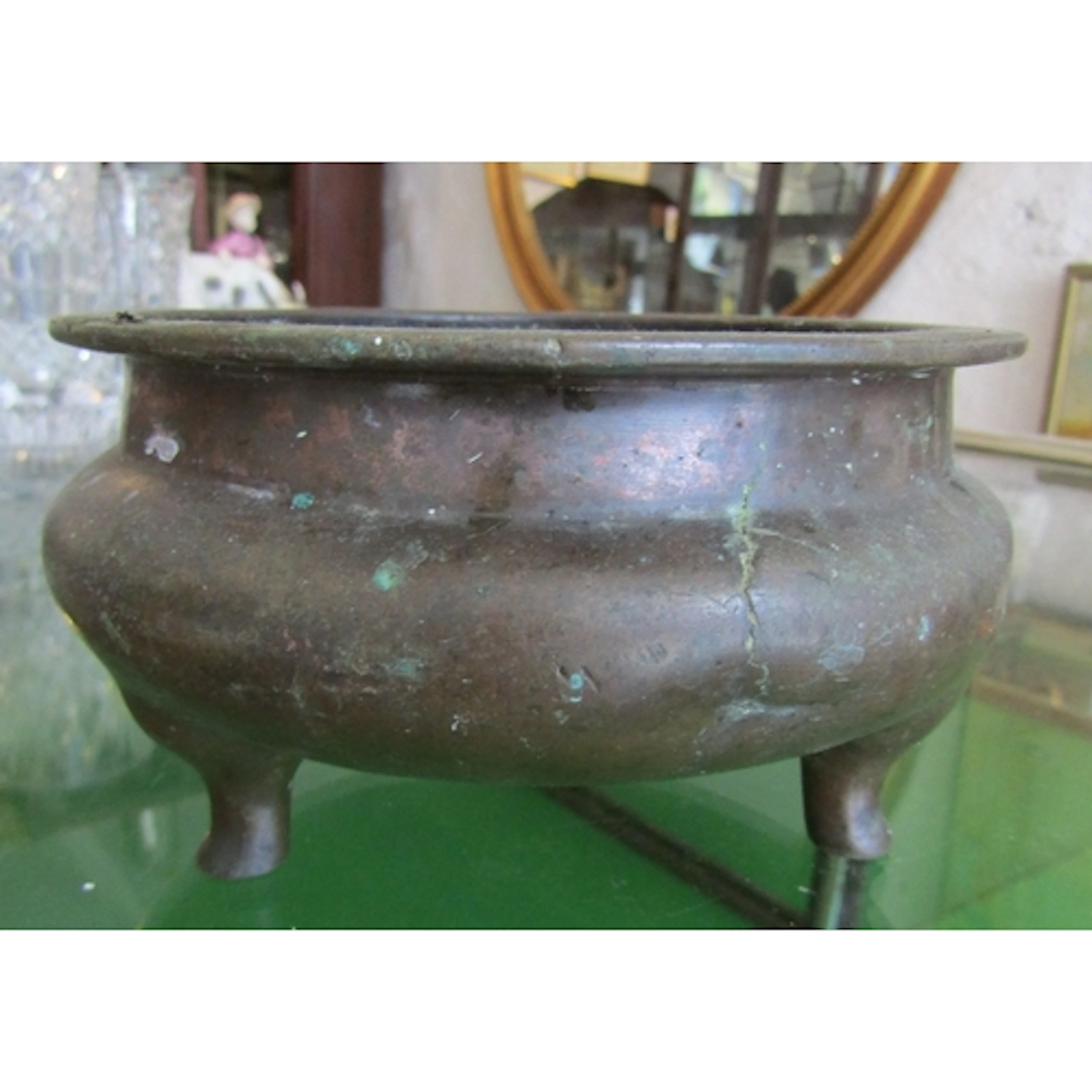 Antique Eastern Temple Censor Restrained Circular Form Appro...