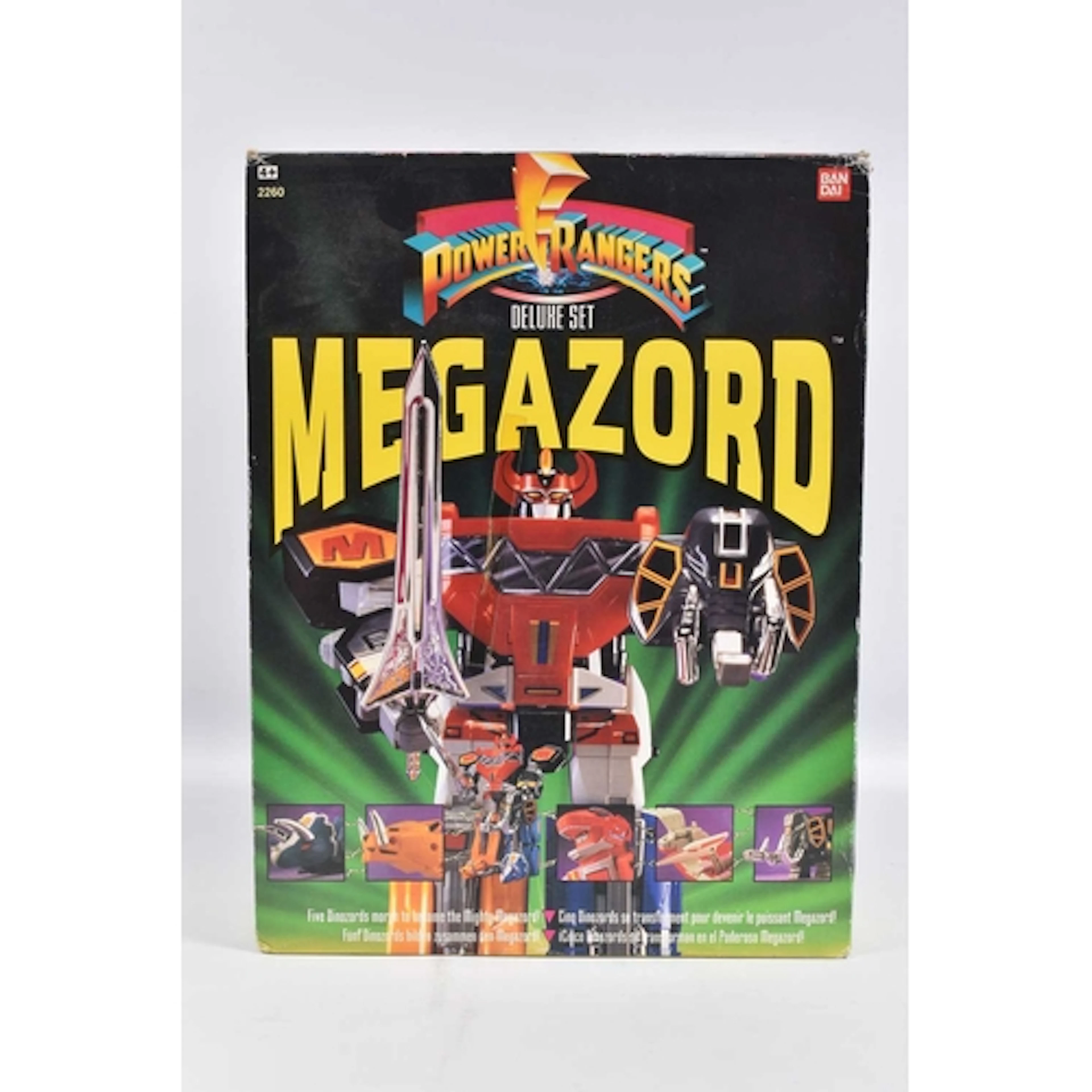 A BANDAI POWER RANGERS DELUXE SET MEGAZORD, numbered 2260, a...