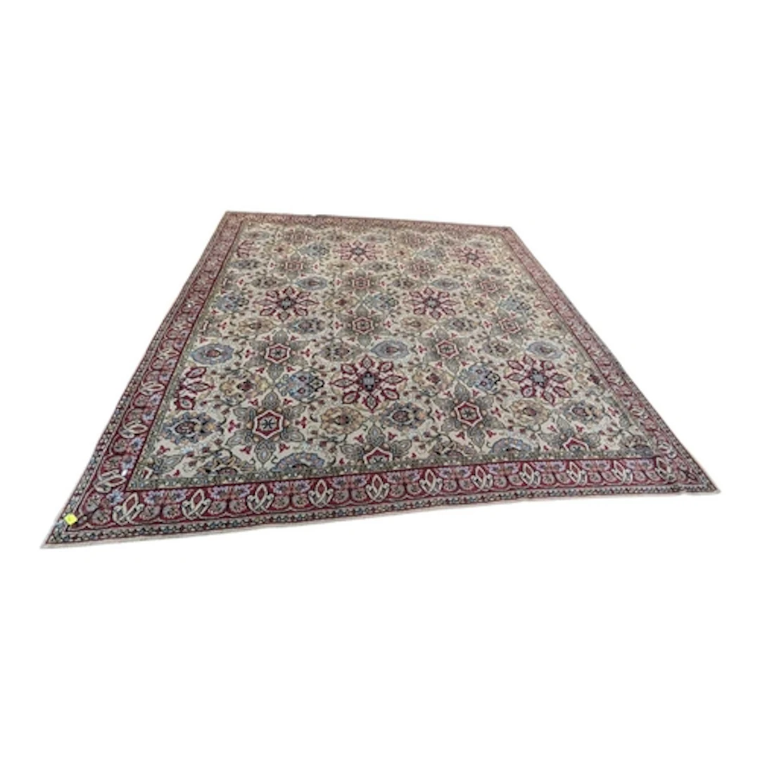 A vintage 20th century Persian Islamic Mahal carpet floor ru...