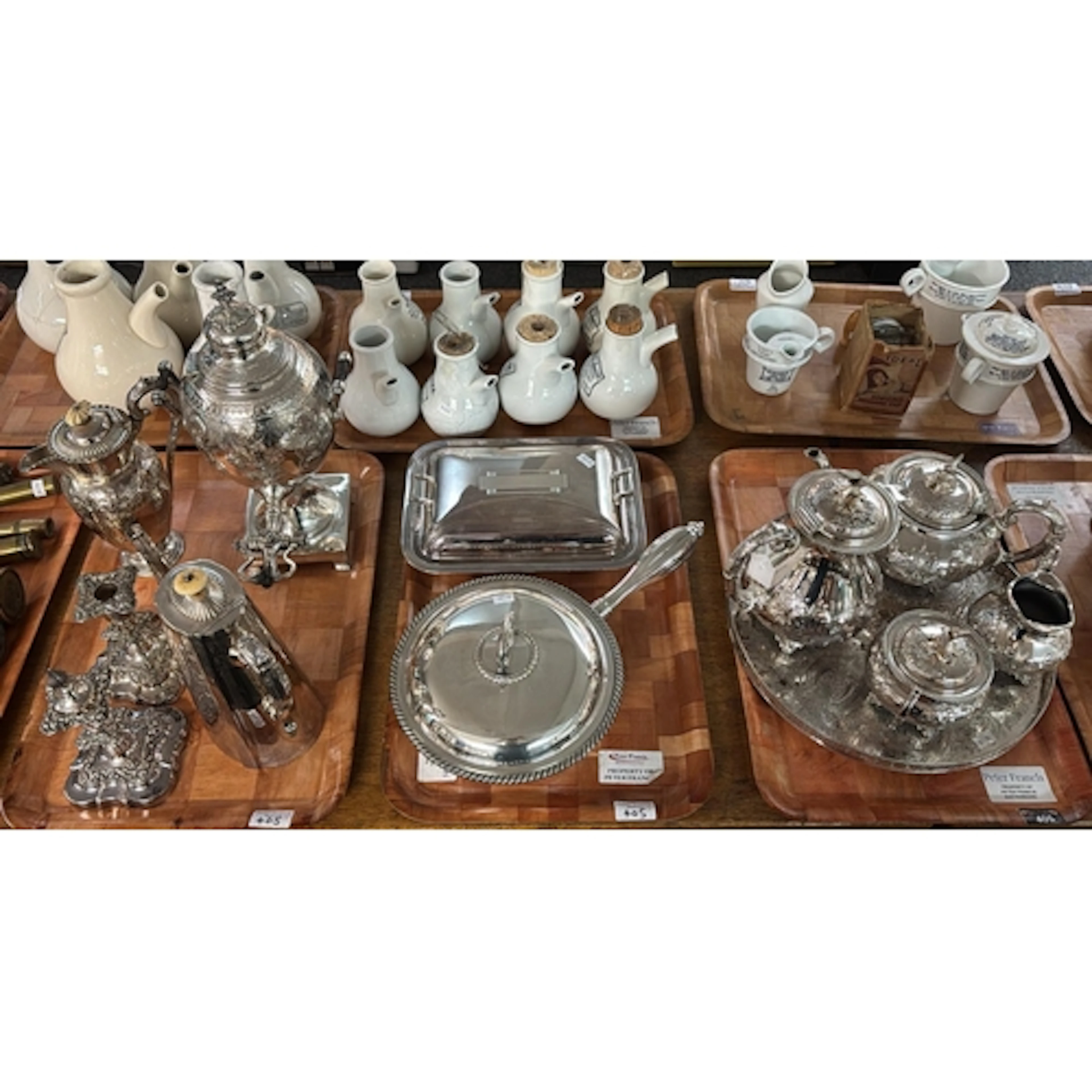 John Turton & co Ltd, Sheffield four piece electro plated te...