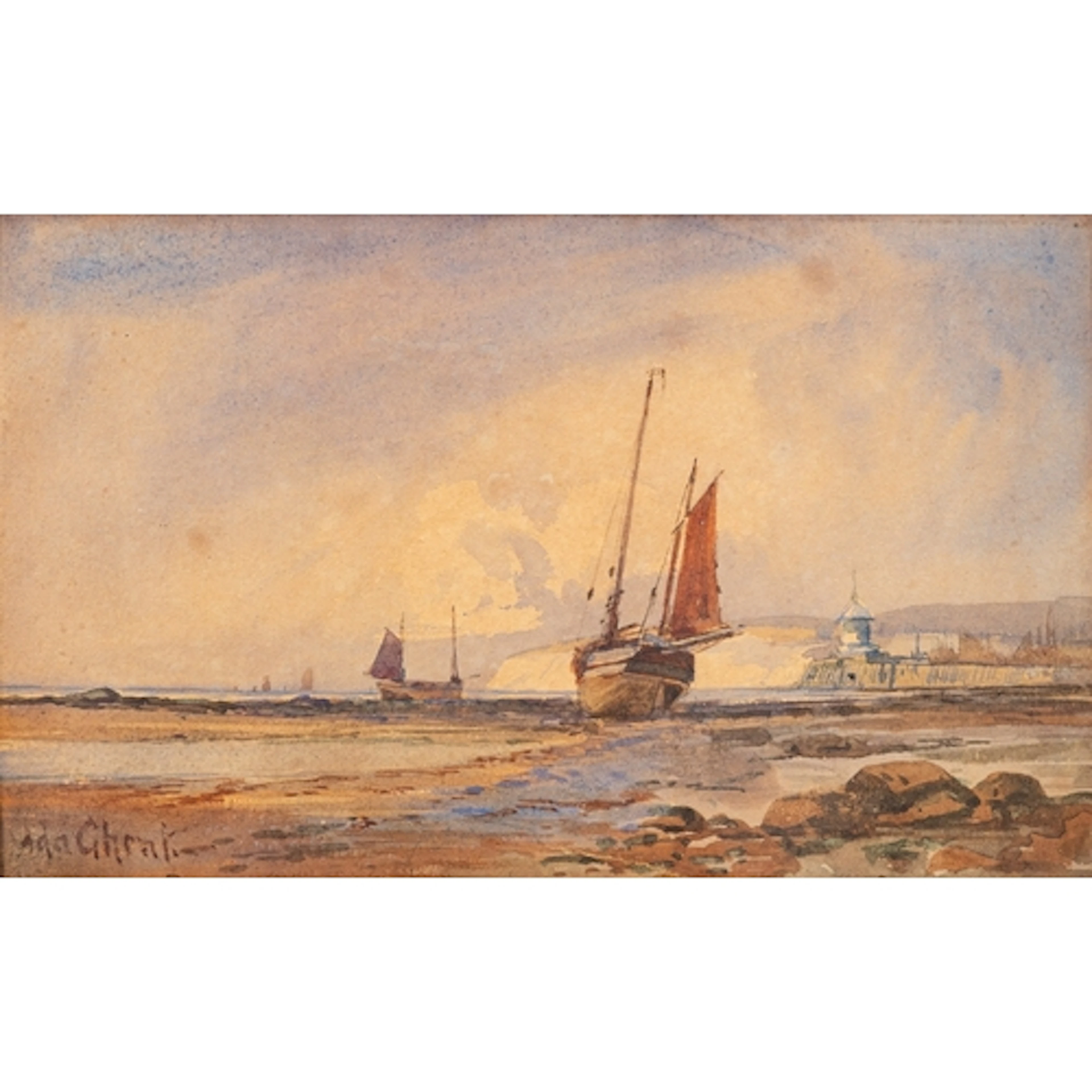 Ada Ghent (?) Late19th / early 20th Century school - Coasta...
