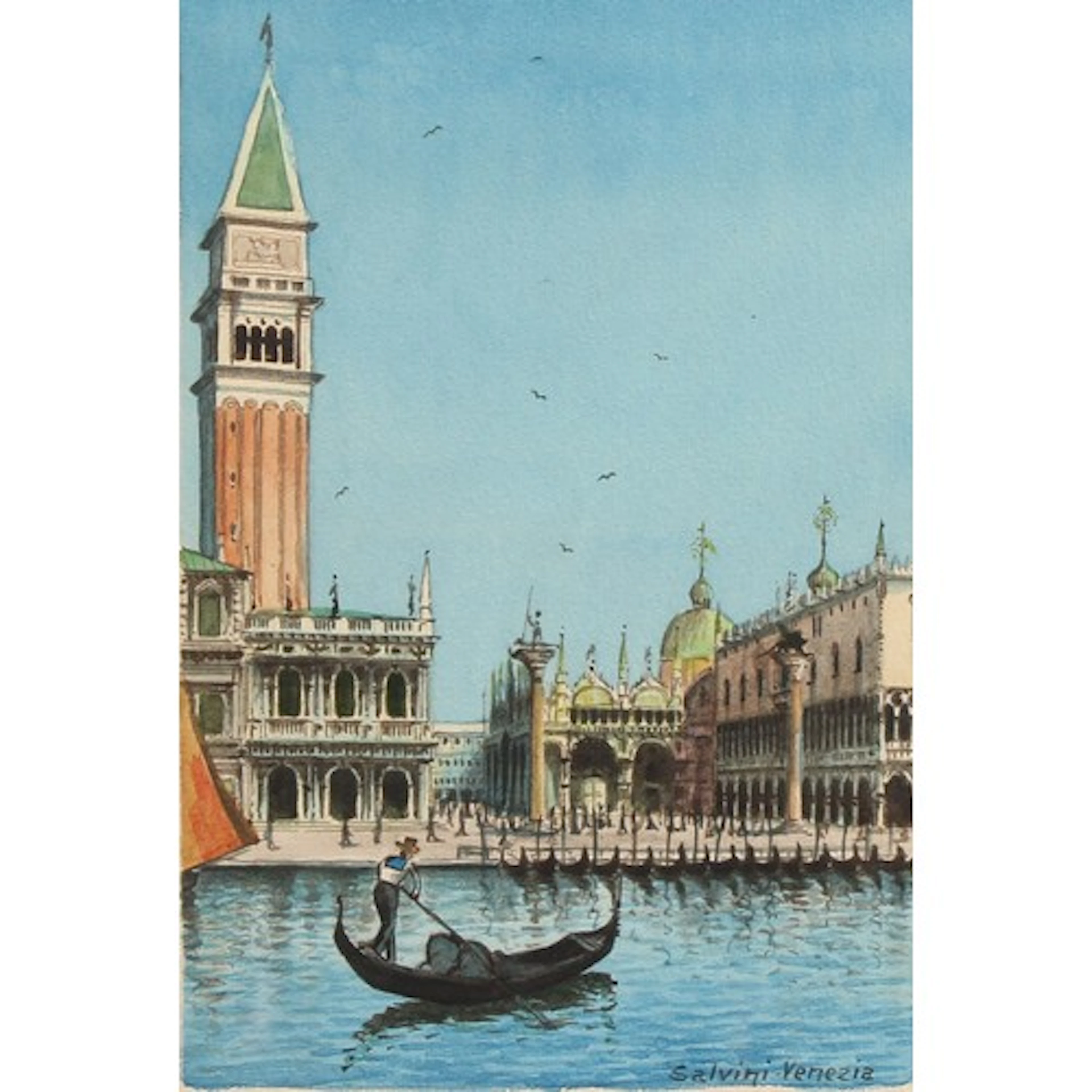 Salvini (Italian 20th century), by and after, Venice, signed...
