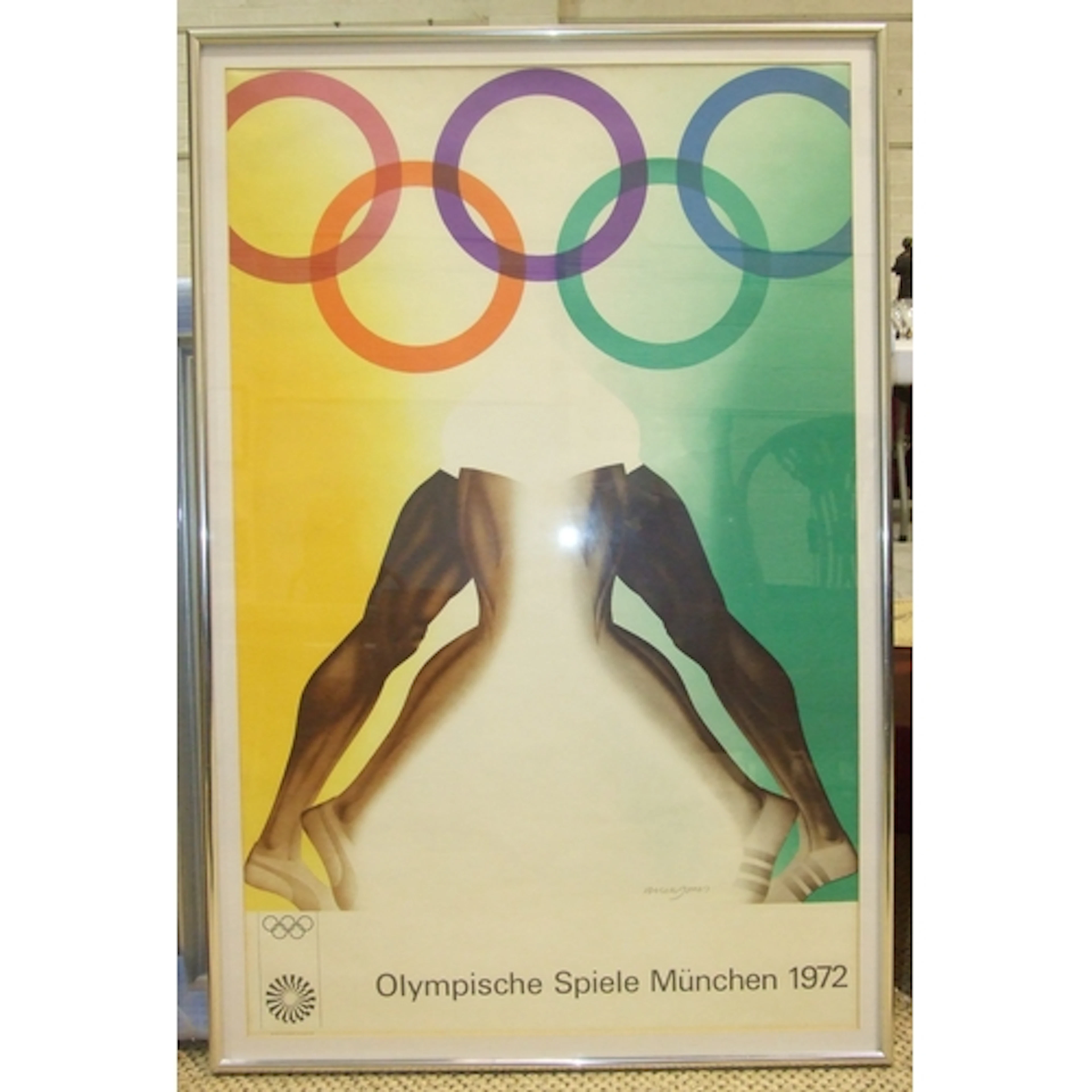 A 1972 Munich Olympics poster after Allen Jones (b.1937), 10...