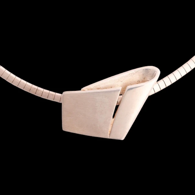 JENS JOHS AAGAARD - a Danish modernist sterling silver abstr...