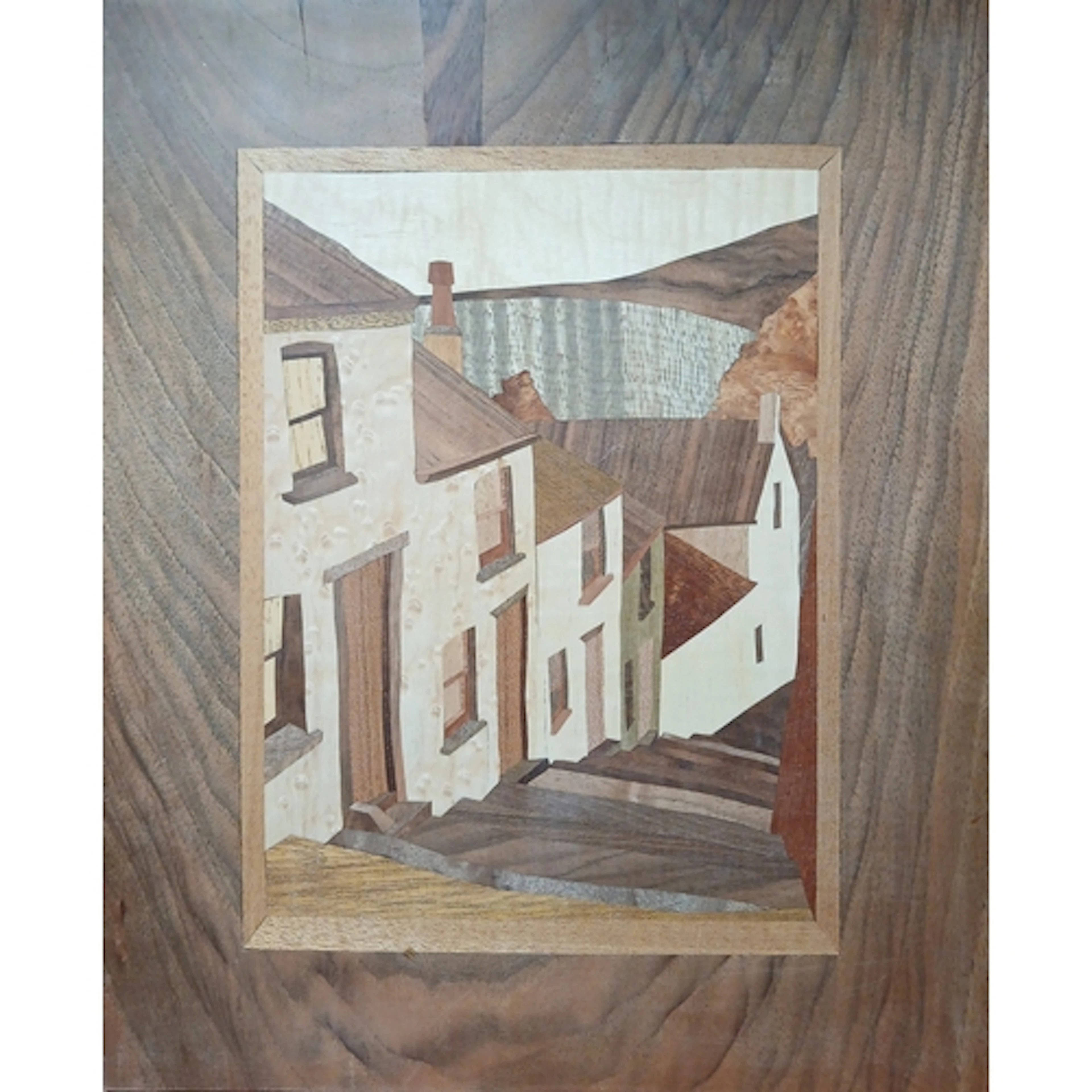 John Southworth Prescott (b1939), a set of twenty marquetry ...