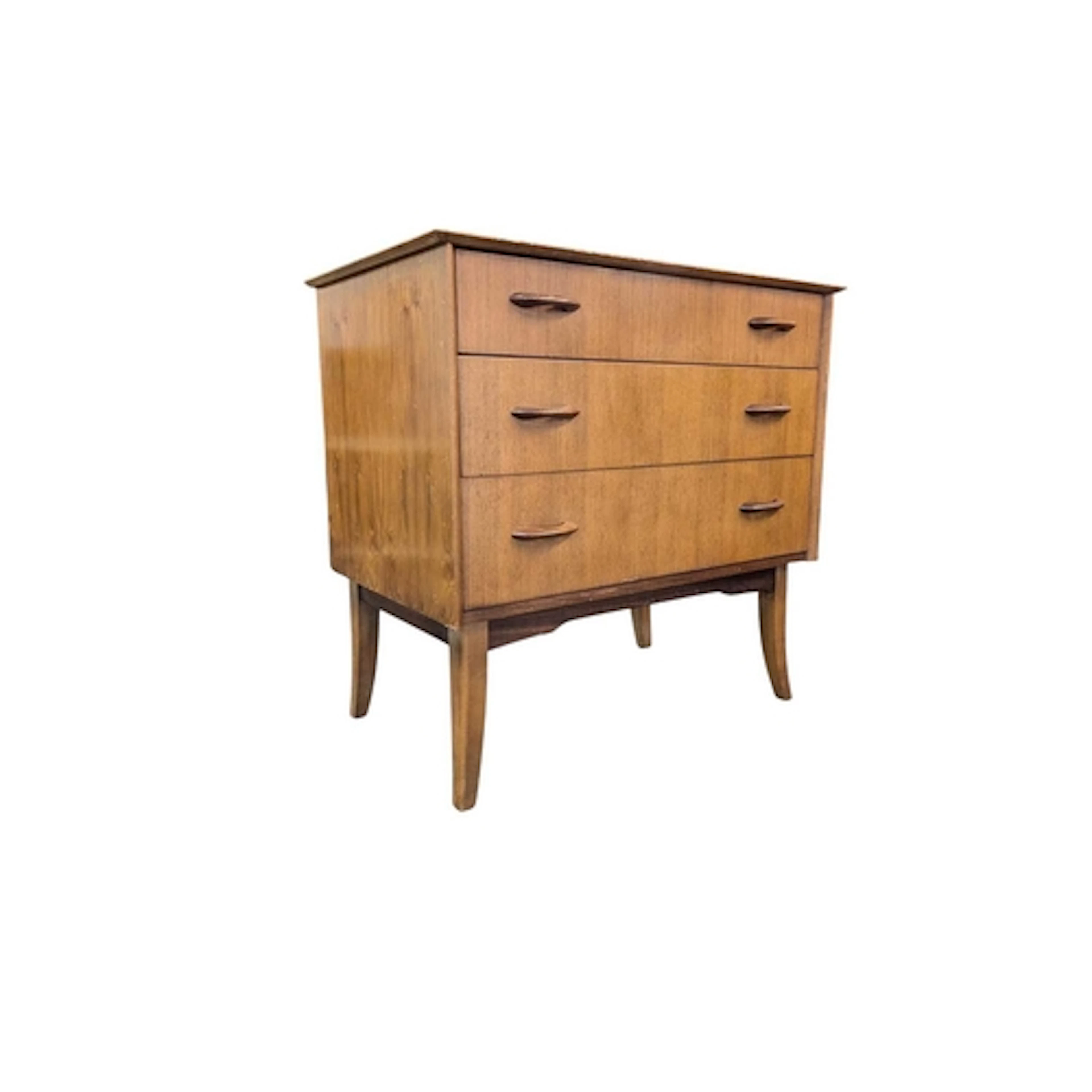 Wrighton Furniture - A vintage mid century walnut chest of d...
