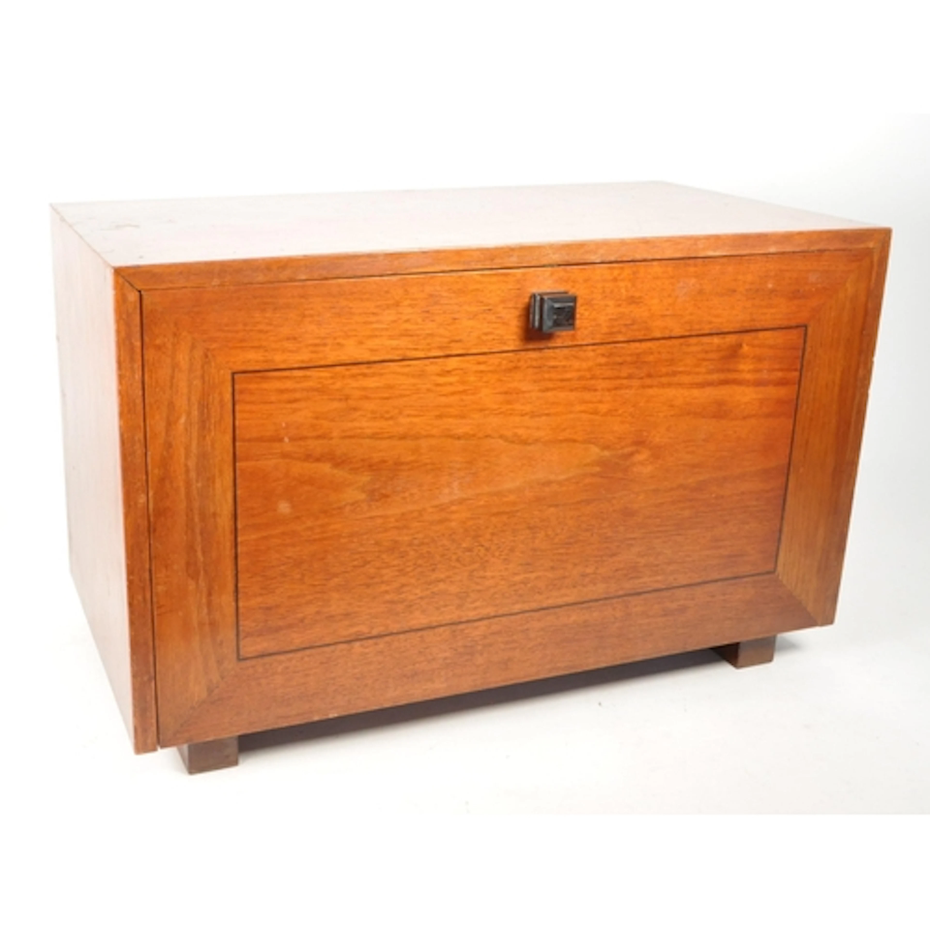 20th century vintage wooden travelling writing desk / box / ...