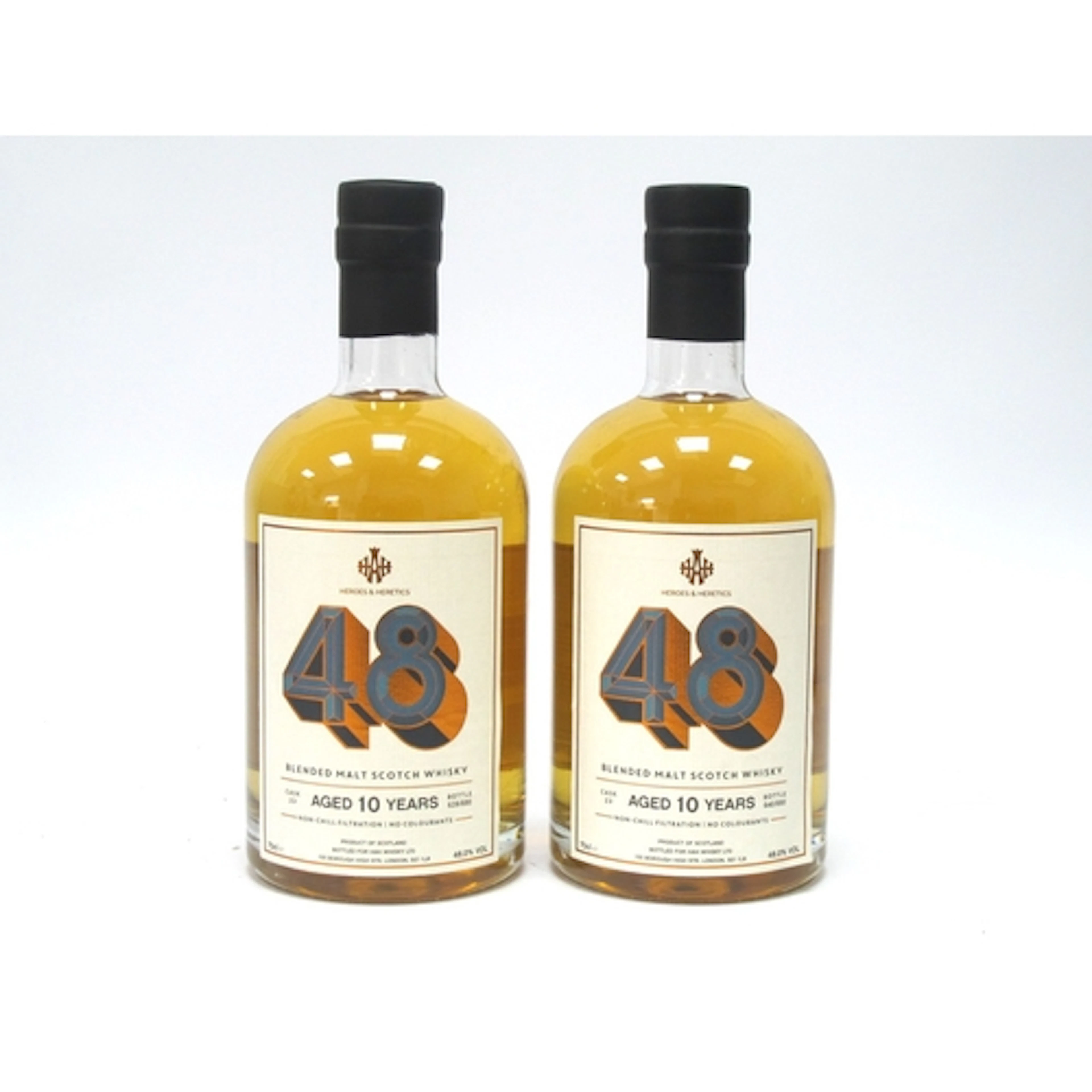 Whisky - Heroes & Heretics 48 Blended Malt Scotch Whisky Age...