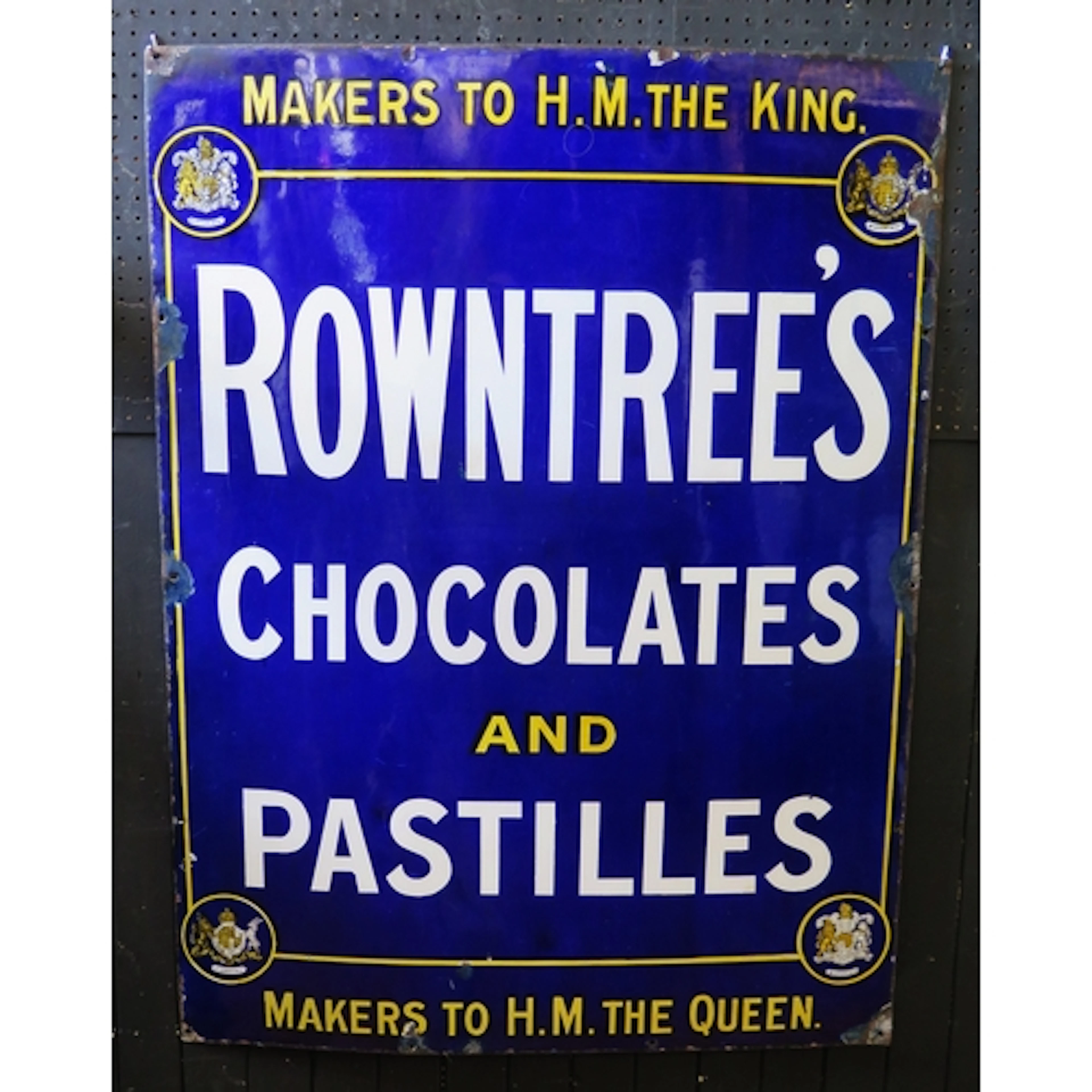 Edwardian era 'Rowntree's Chocolate and Pastilles' advertisi...