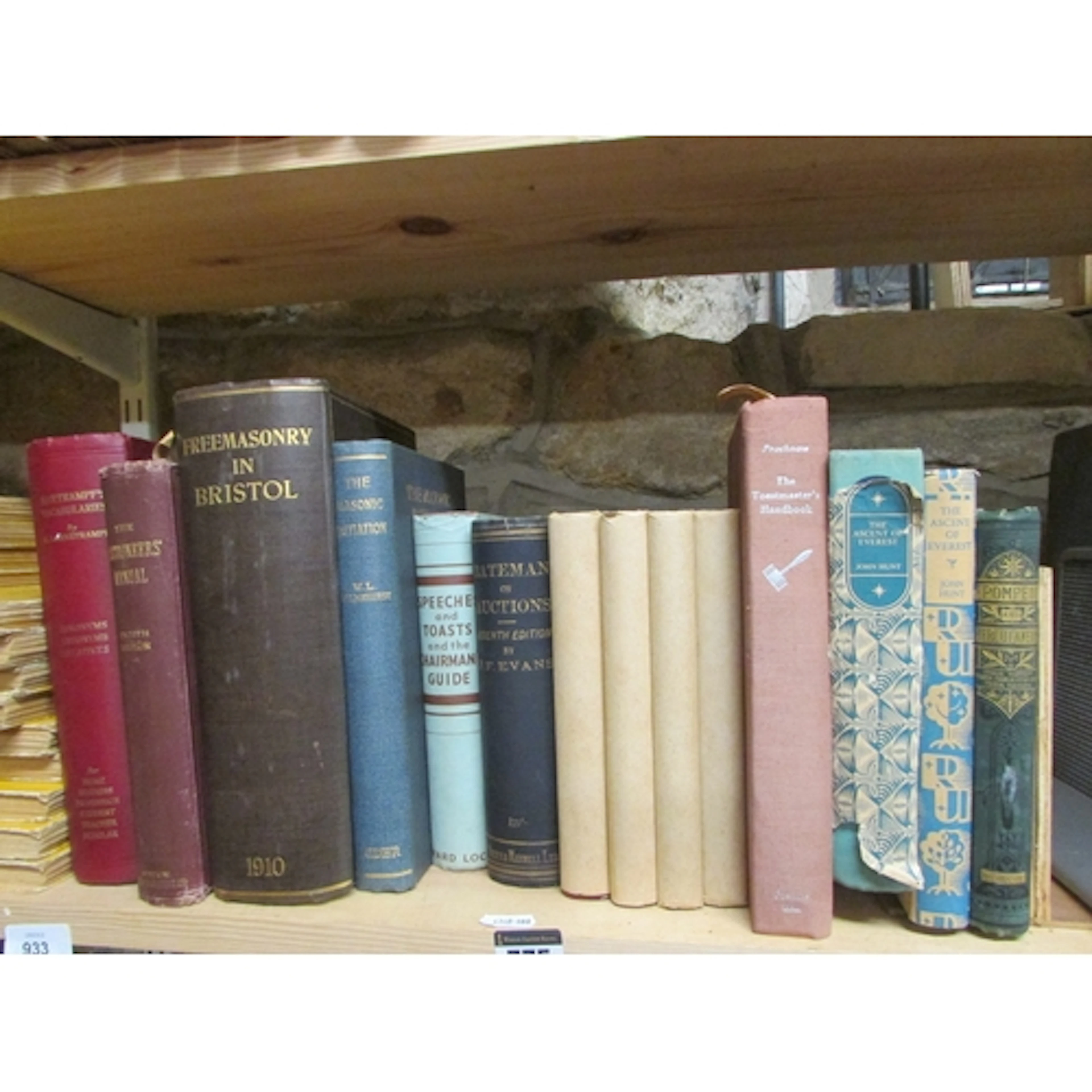 Masonic interest, including Freemasonry in Bristol 1910, Pom...