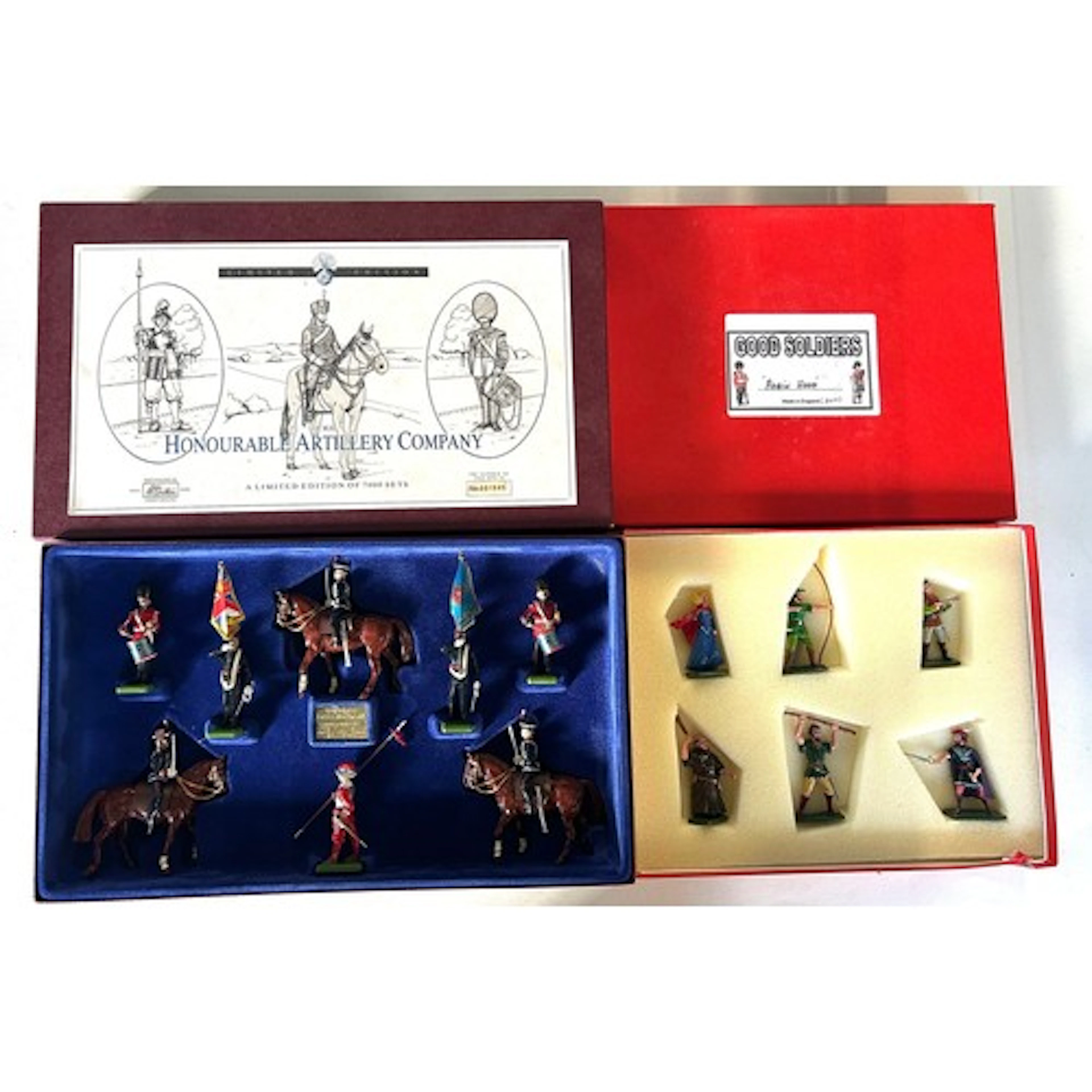 9 Metal figure sets. GOOD SOLDIERS Royal Marines Falklands, ...