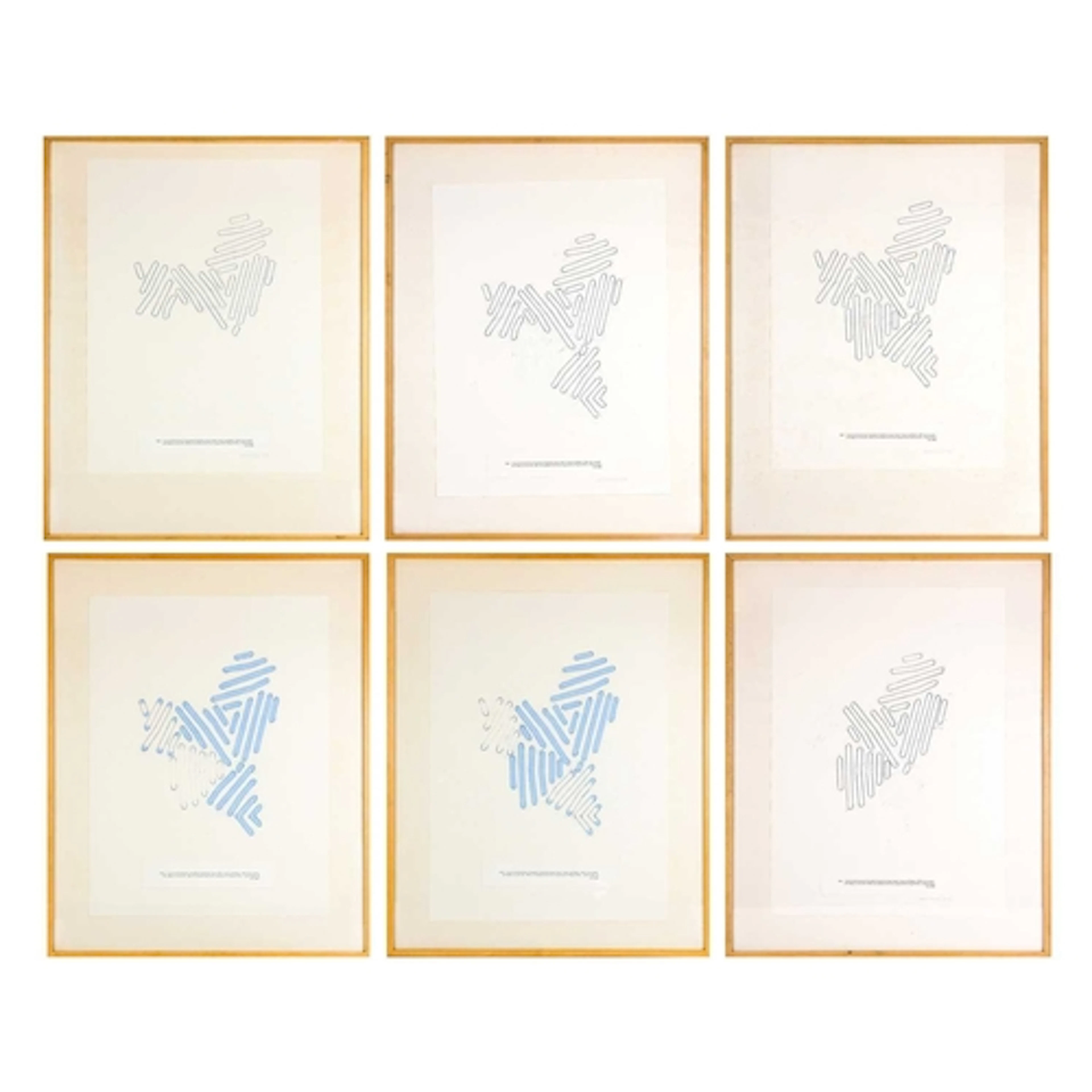 John MITCHELL (1943-2014) Manner of Jasper JOHNS (1930) Eigh...