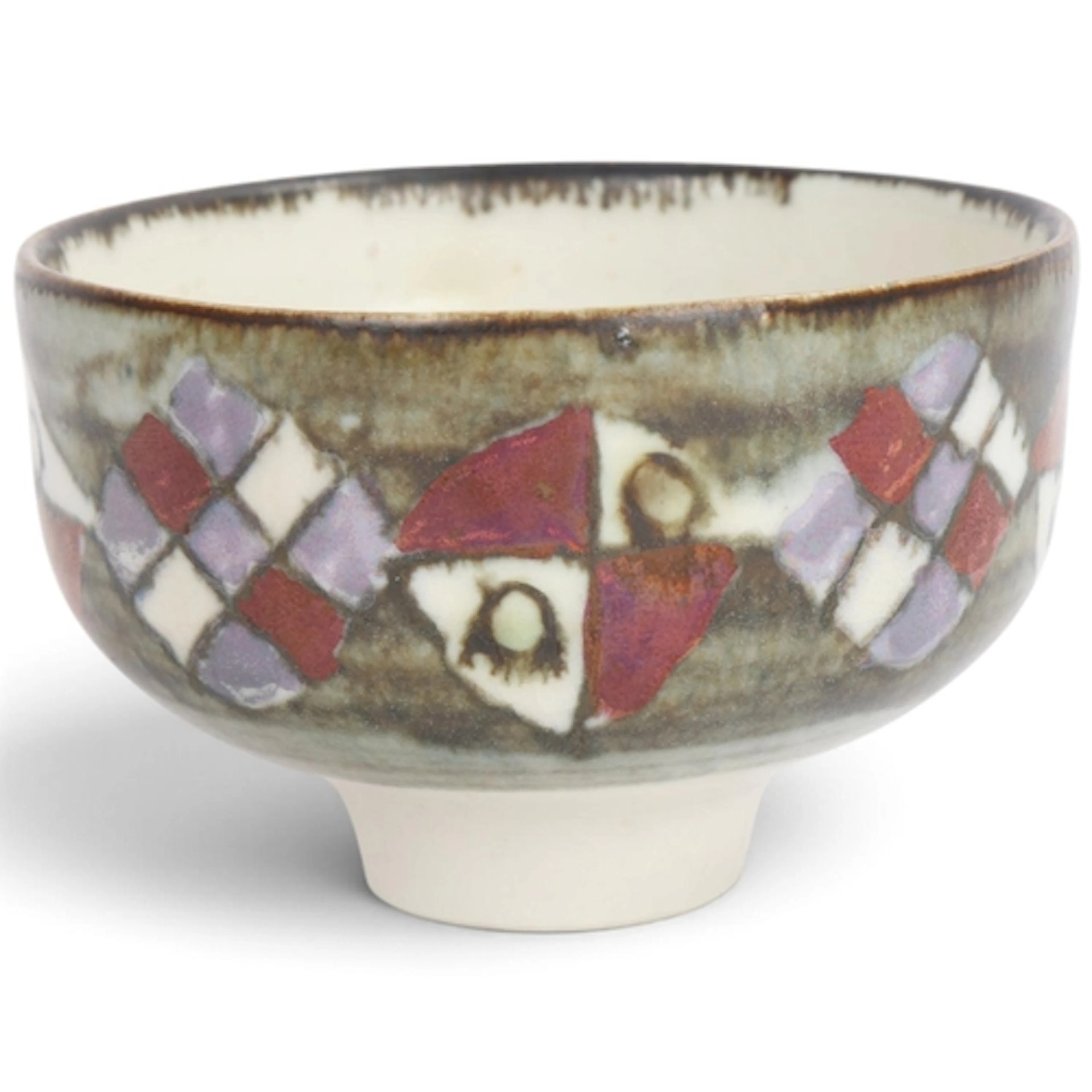 MARIANNE DE TREY (1913-2016), a small tea bowl with hand pai...