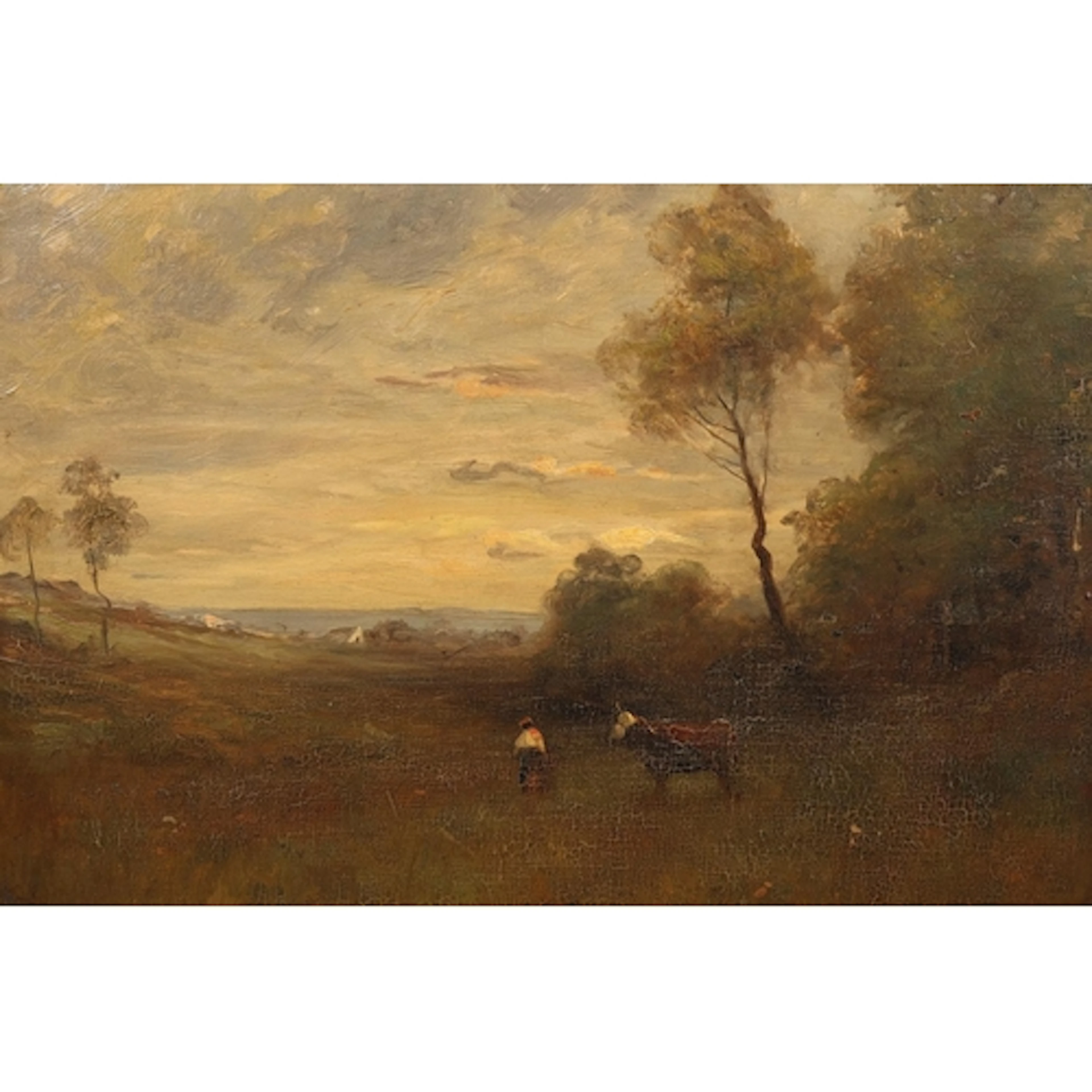 Style of JEAN BAPTISTE CAMILLE COROT (French 1796-1875)...