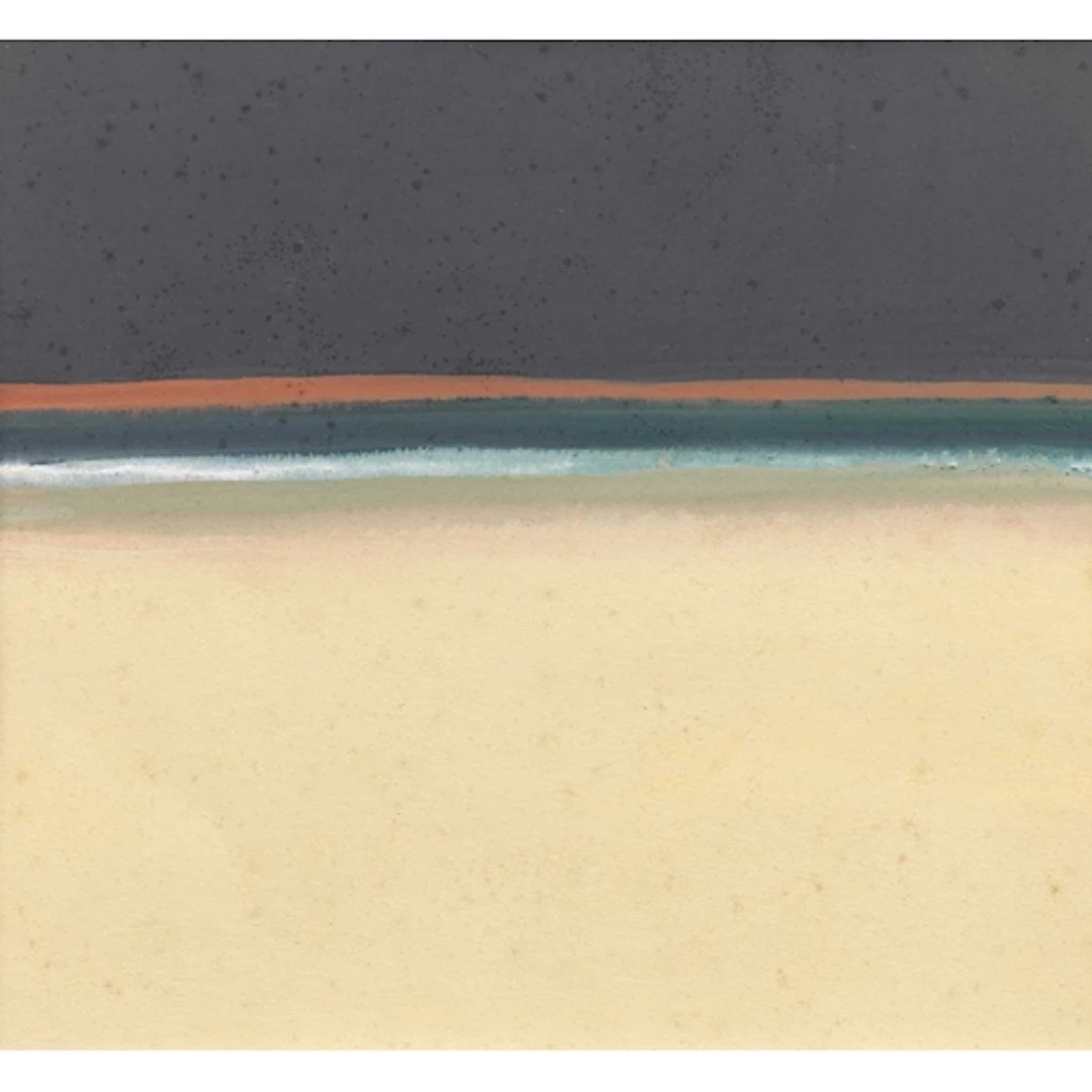 § John MILLER (1931-2002) Beach Horizon Gouache, stamp sign...