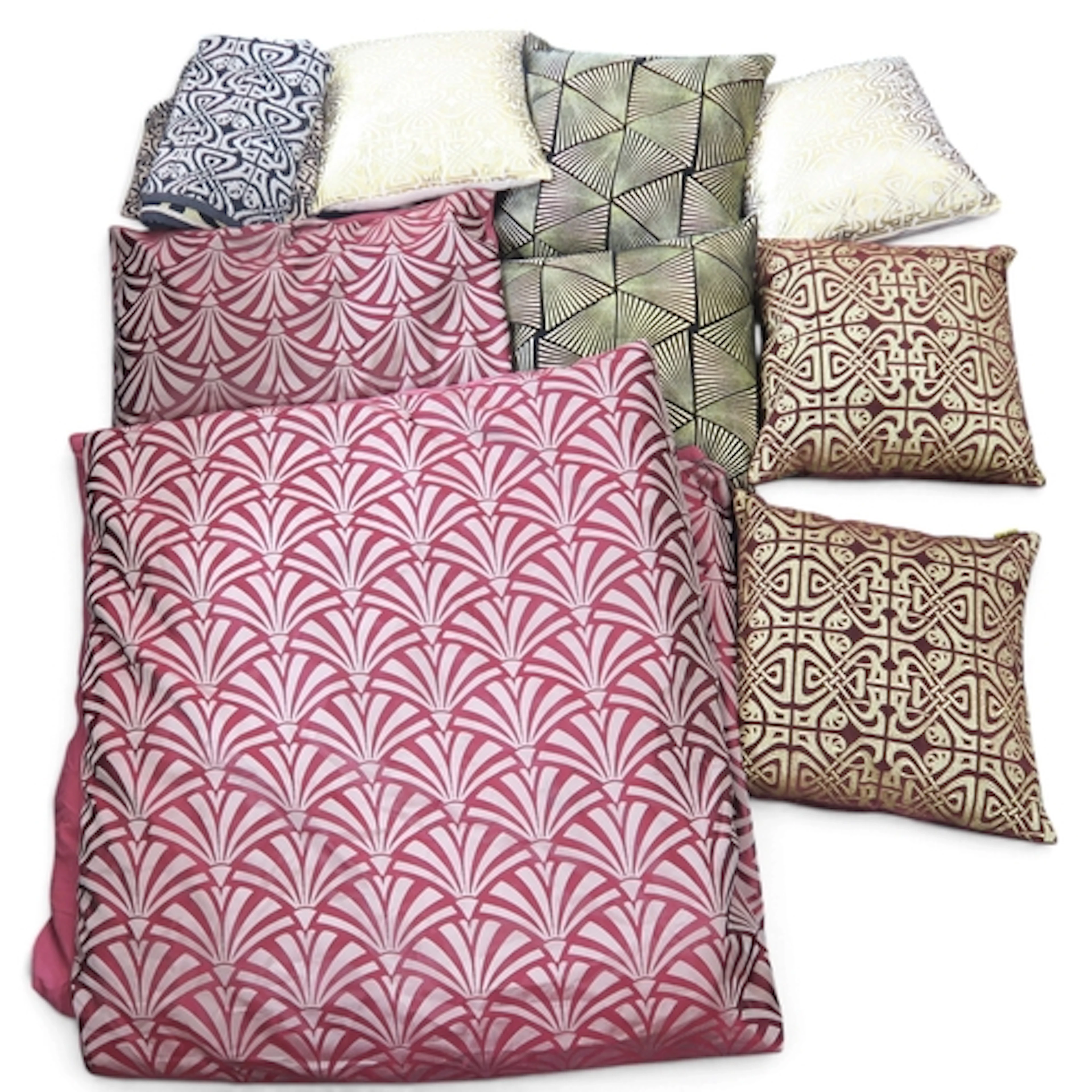 A collection of Biba homeware to include six cushions, a duv...
