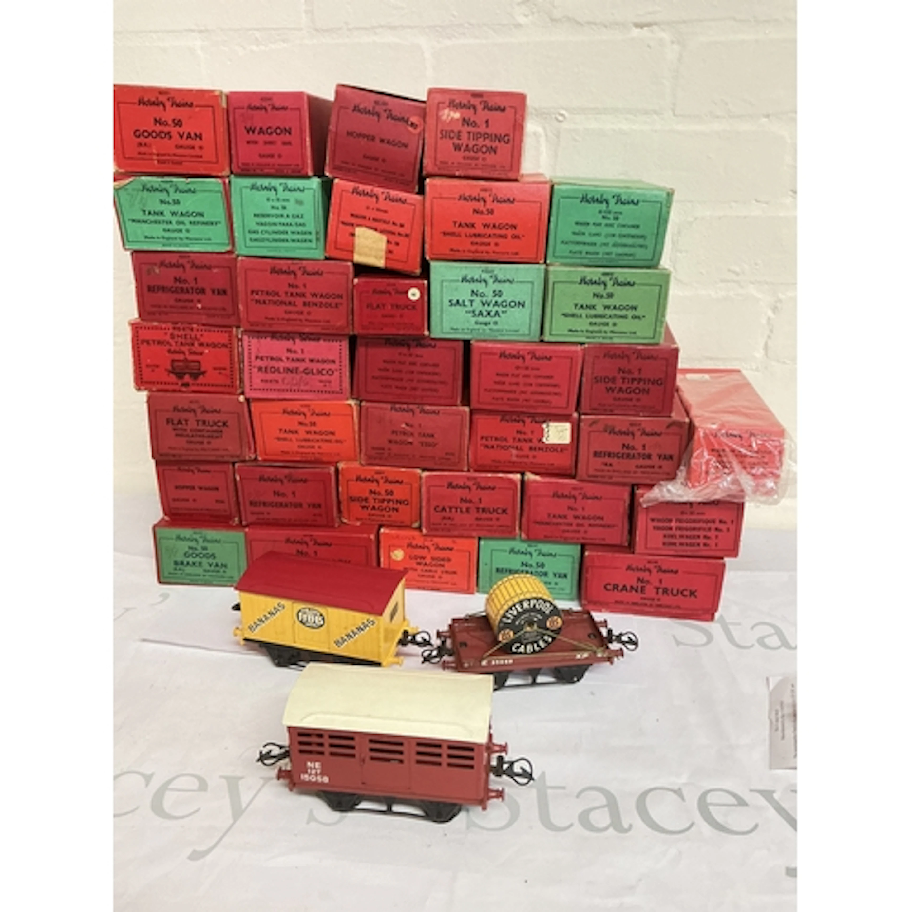 A Collection Of Mostly Boxed Hornby 0 Gauge Wagons. No Reser...