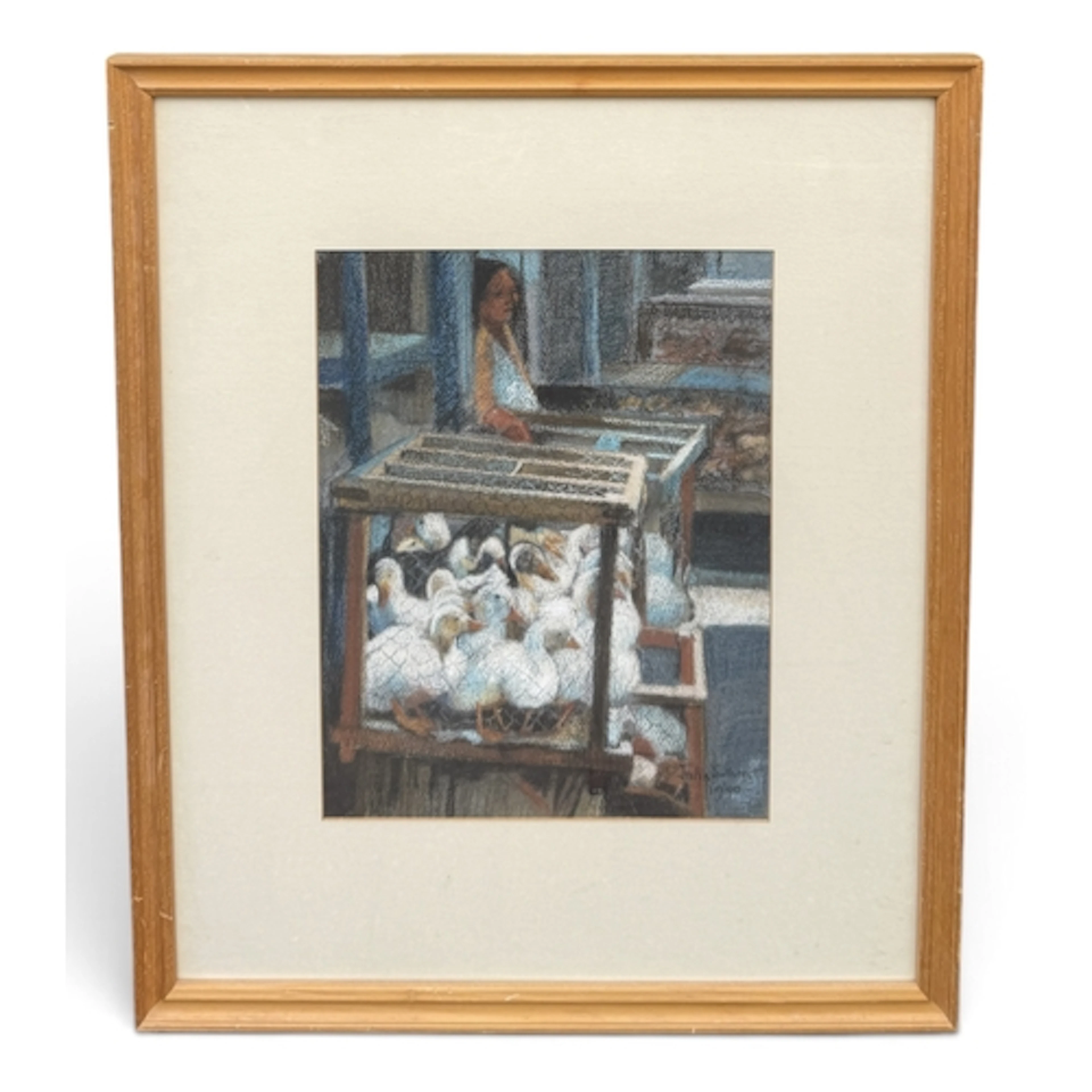 JOHN SUTHEREST (BRITISH, 20TH CENTURY): A PASTEL DRAWING ON ...