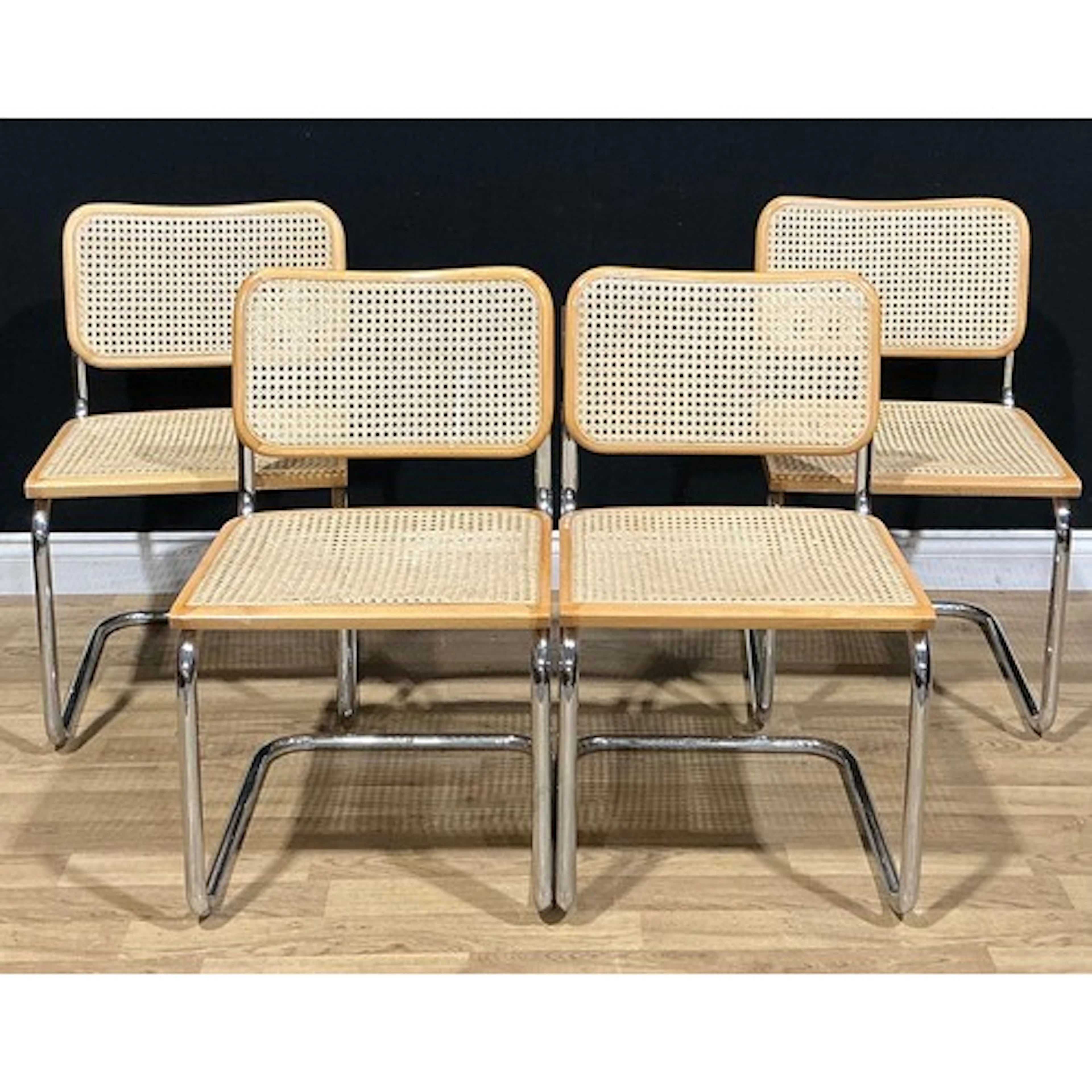 Mid Century Design - after Marcel Breuer, a set of four Cesc...