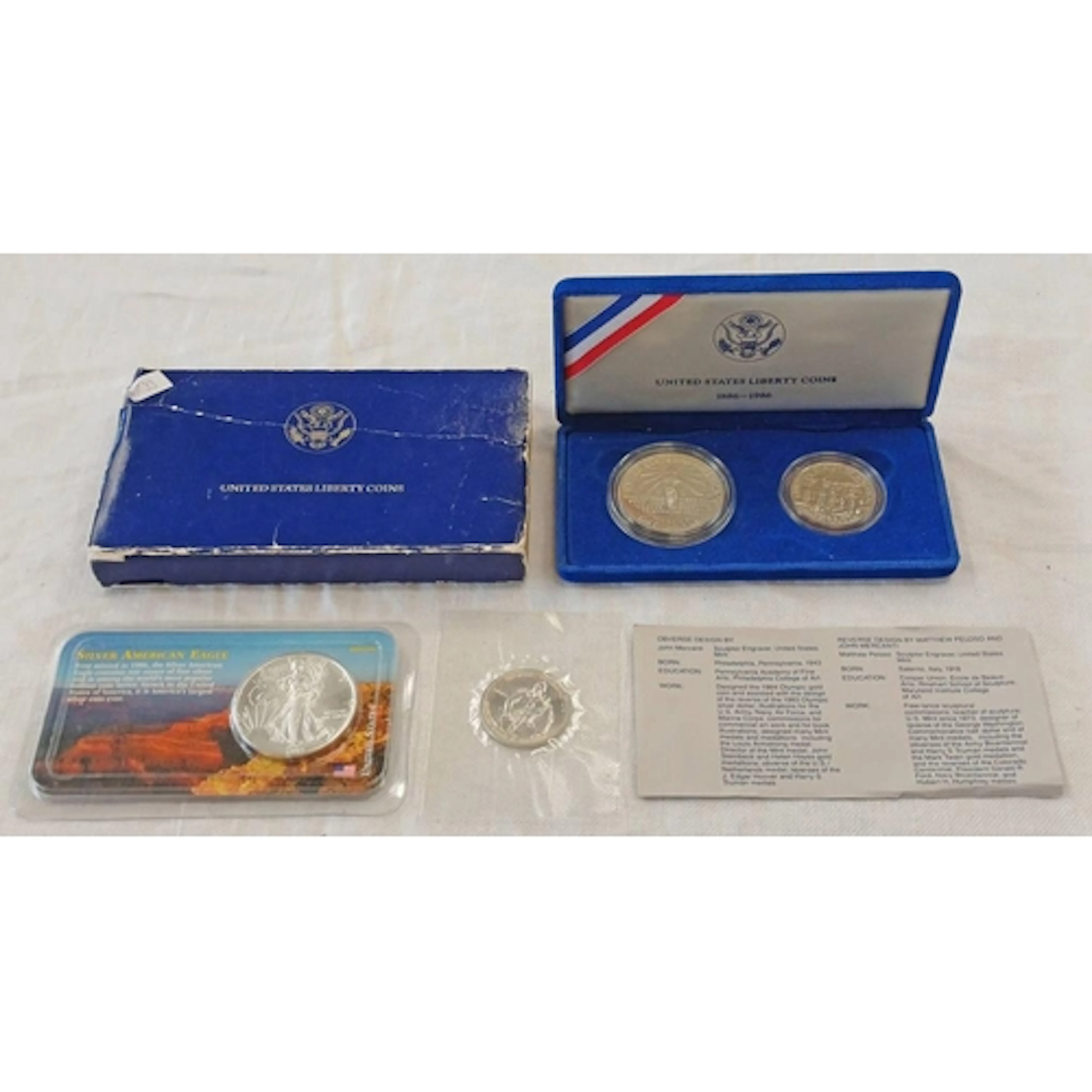 1993 USA AMERICAN EAGLE 1OZ SILVER LIBERTY DOLLAR, IN PACK O...
